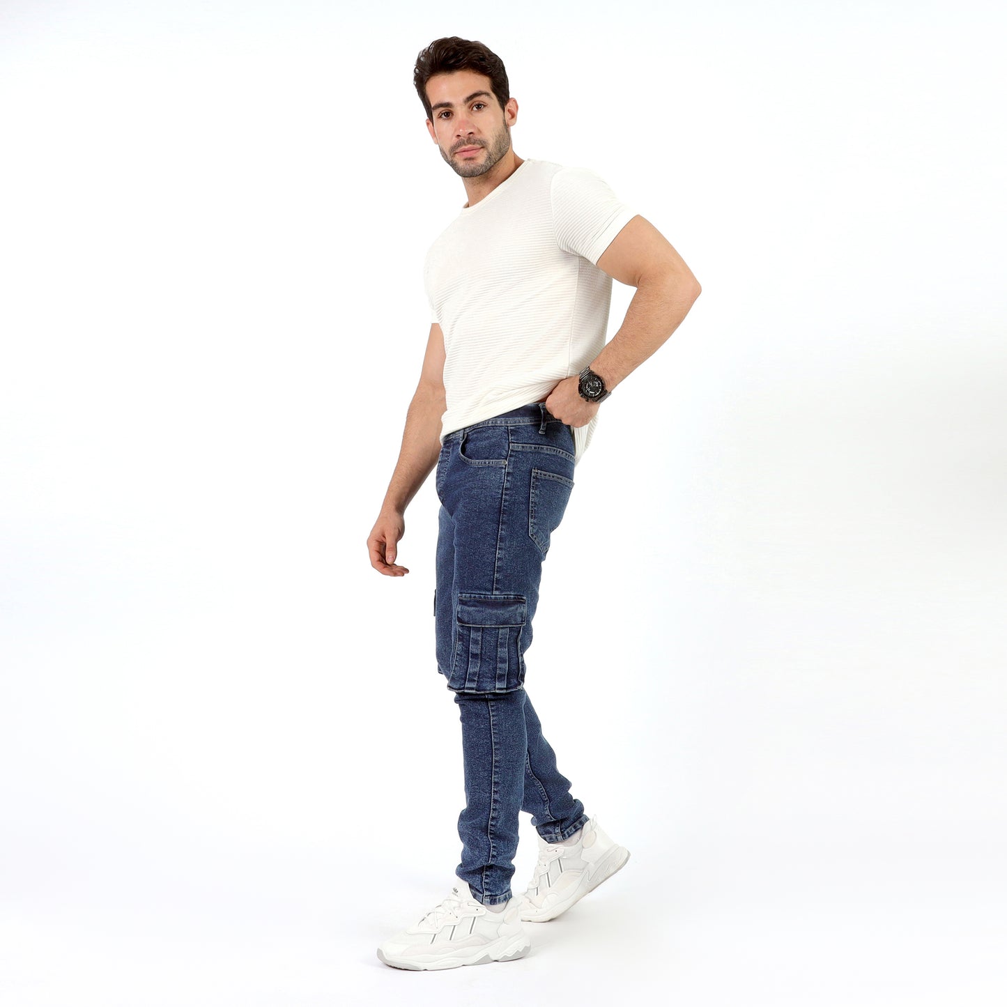 Men's skinny Fit Cargo Jeans