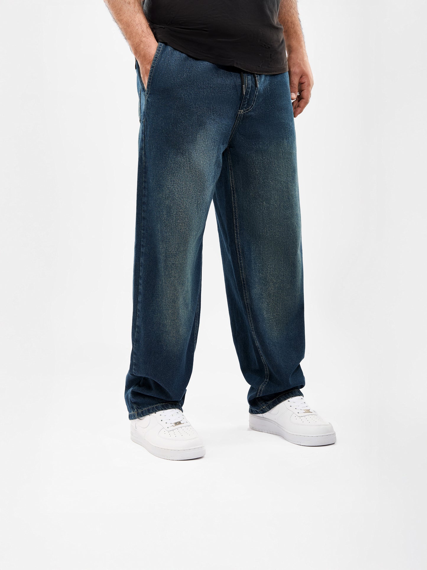 Men's Shalwar Wide Leg Jeans