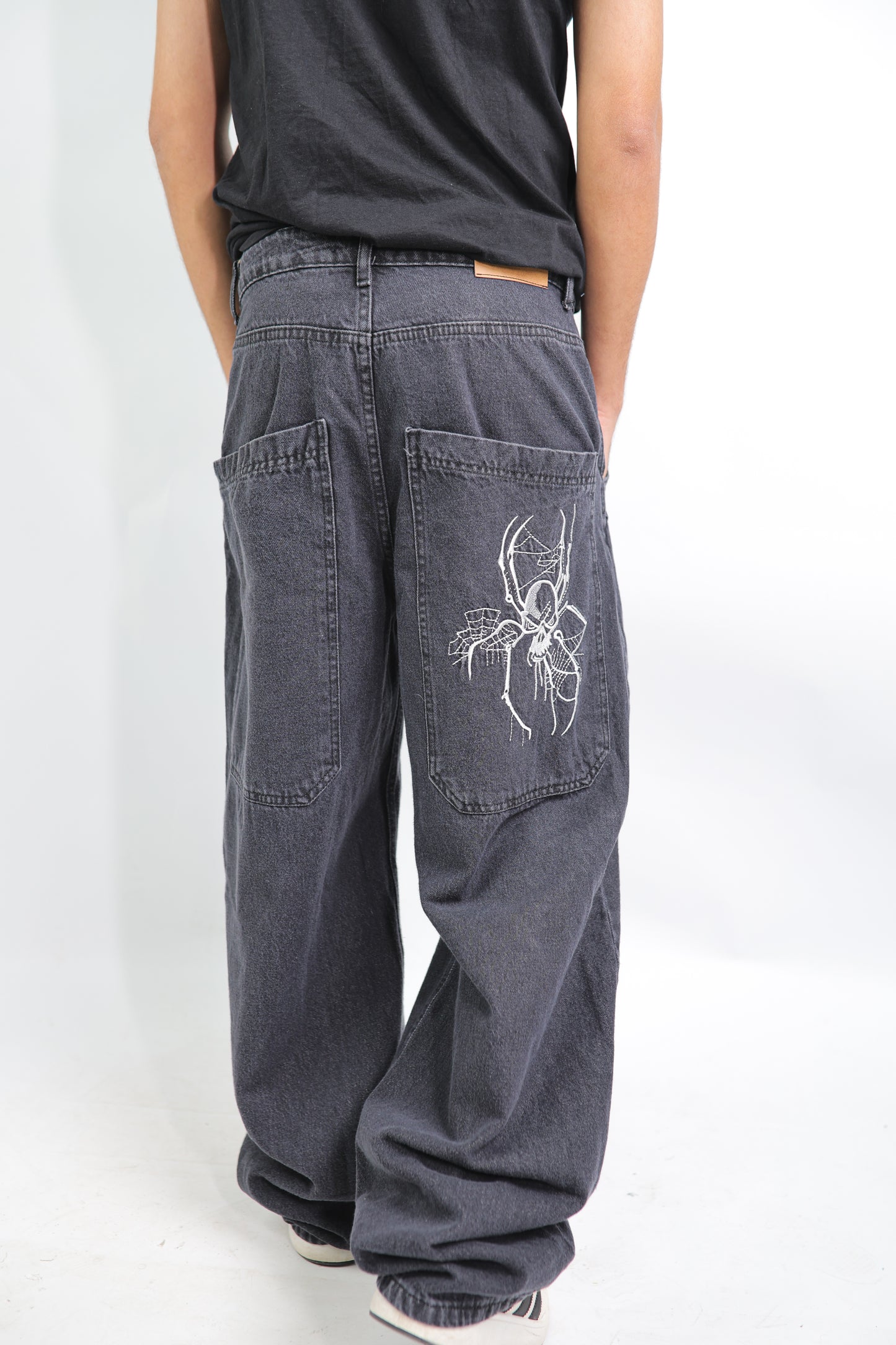 Men’s Wide Leg Spider Fit Jeans