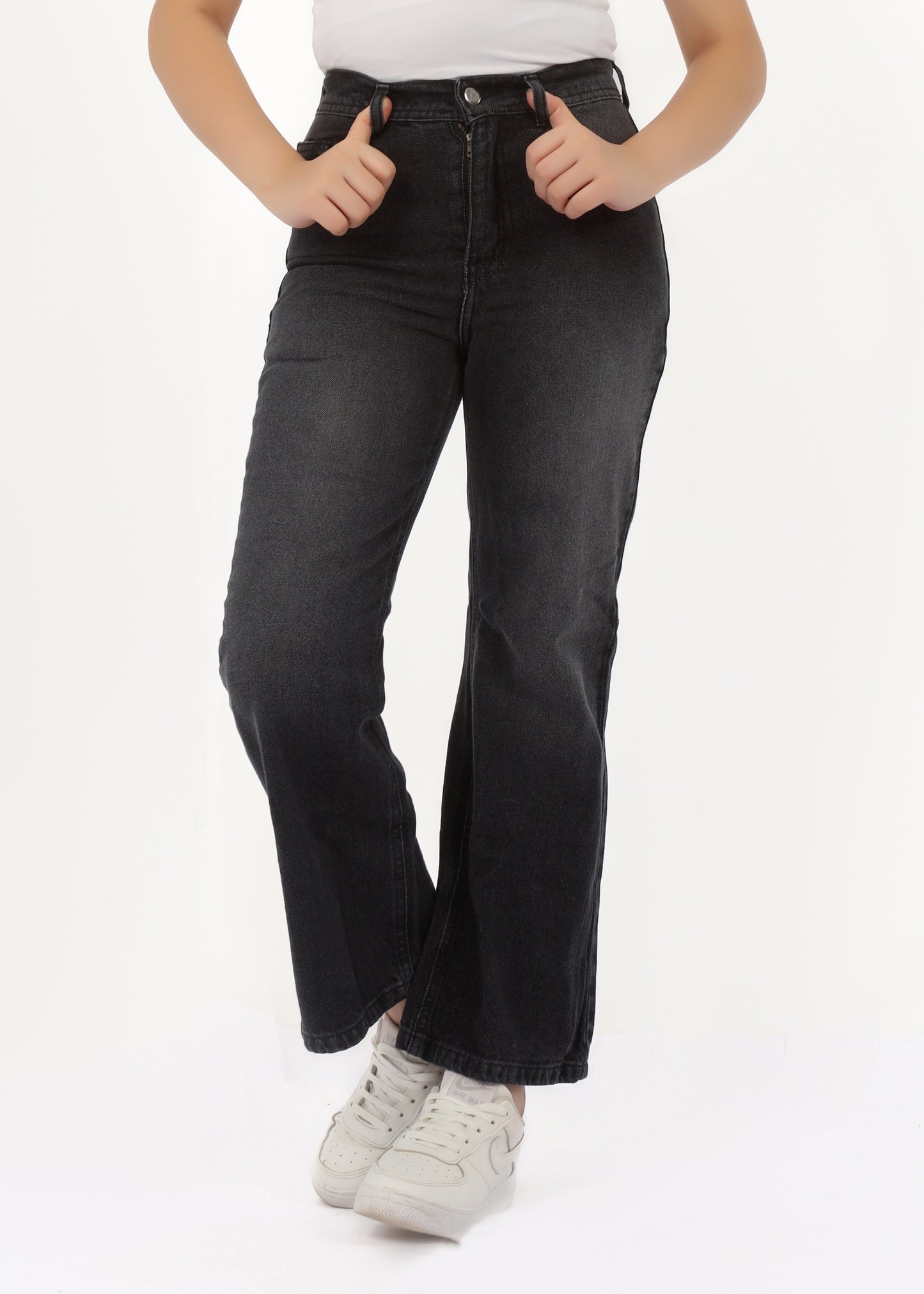 Girls' Wide-Leg Jeans