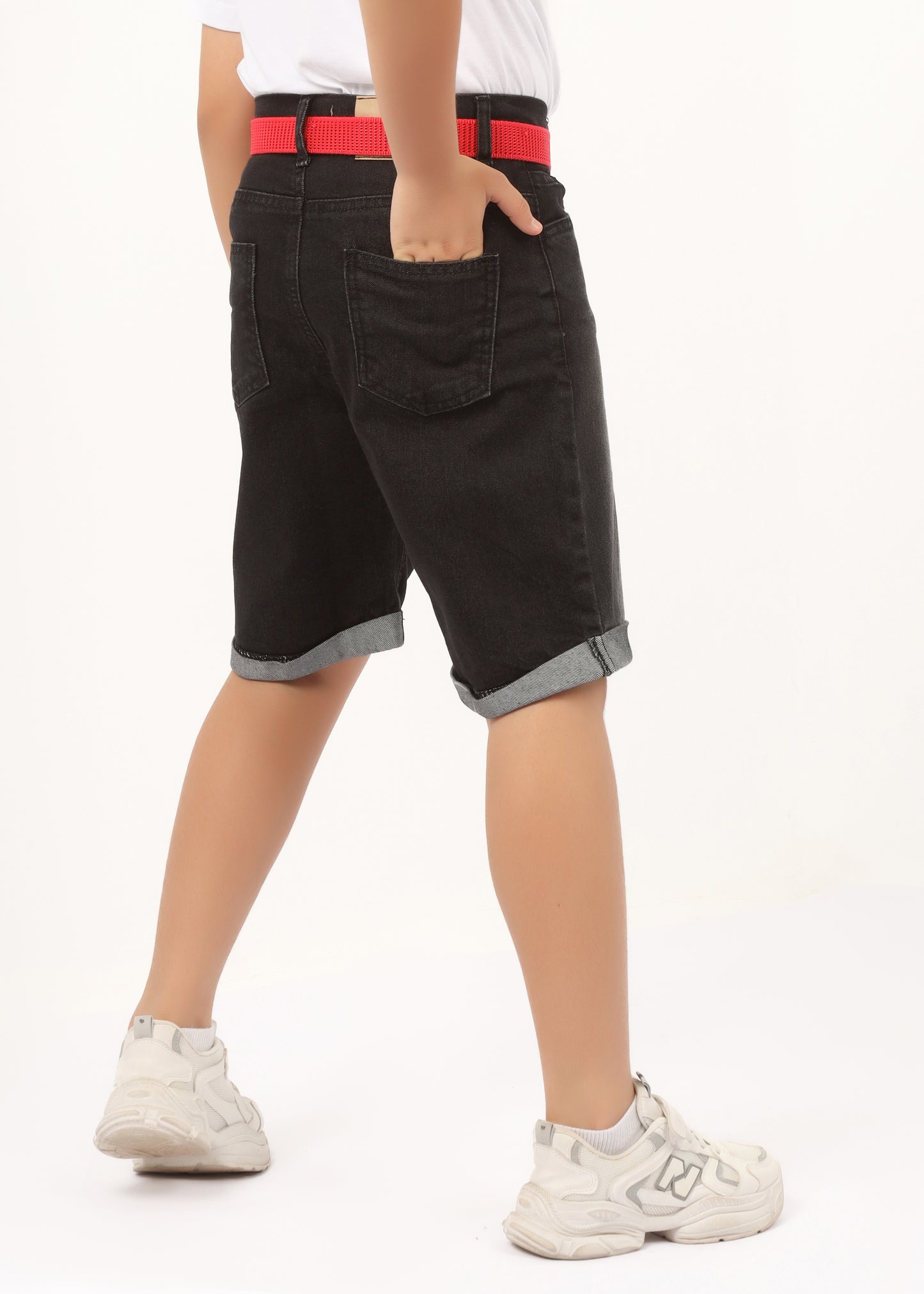 Kids' denim shorts