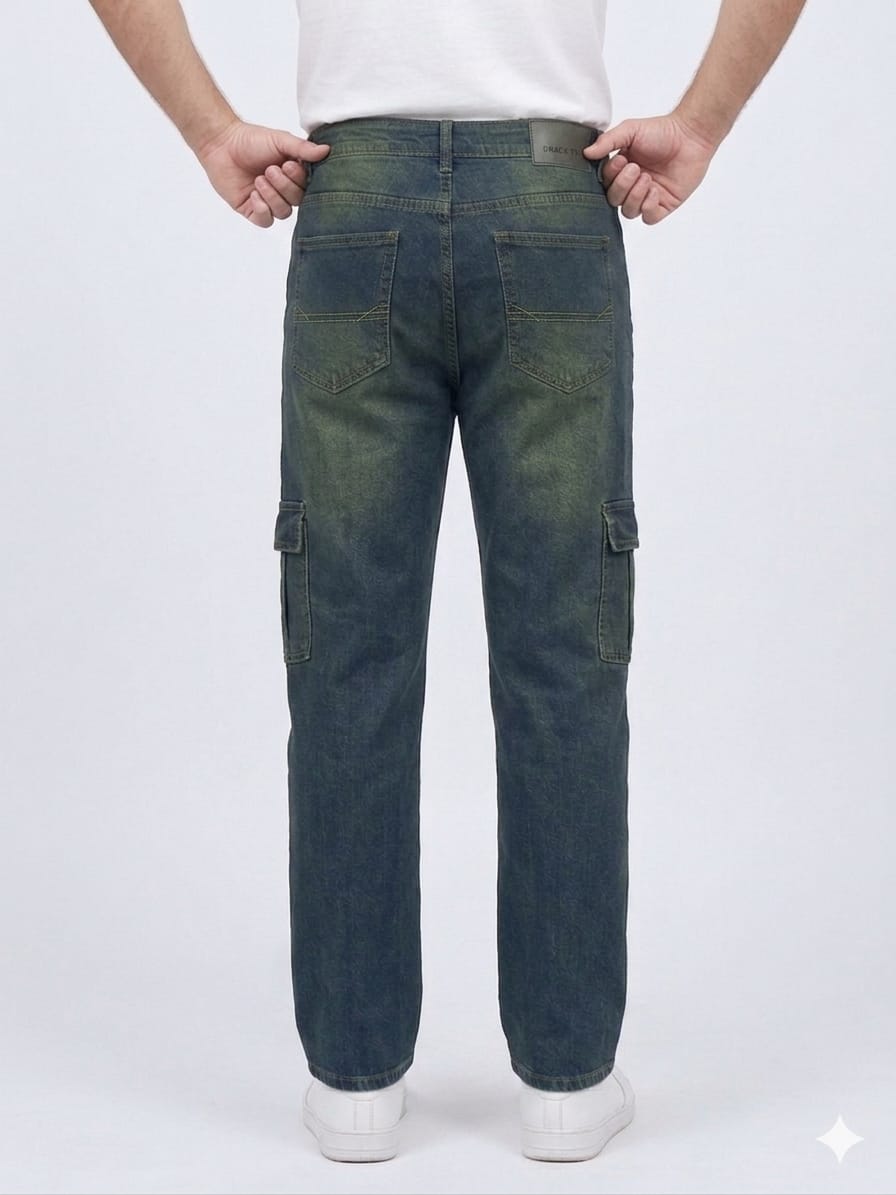 Men's Slim Cargo Jeans