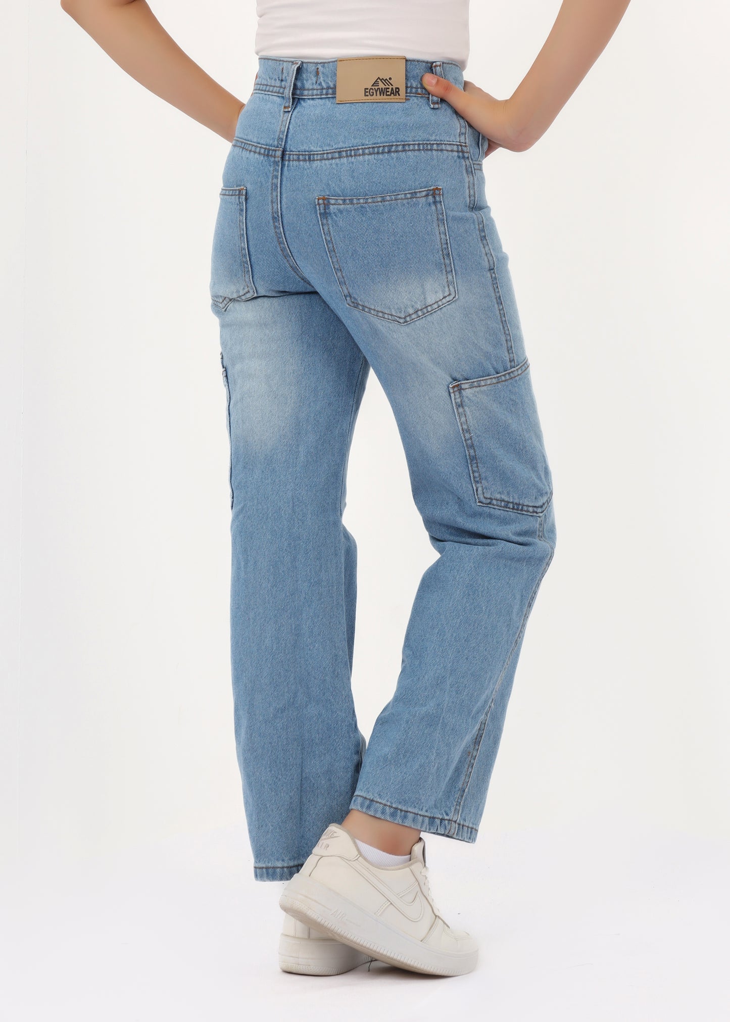 Girls' straight jeans