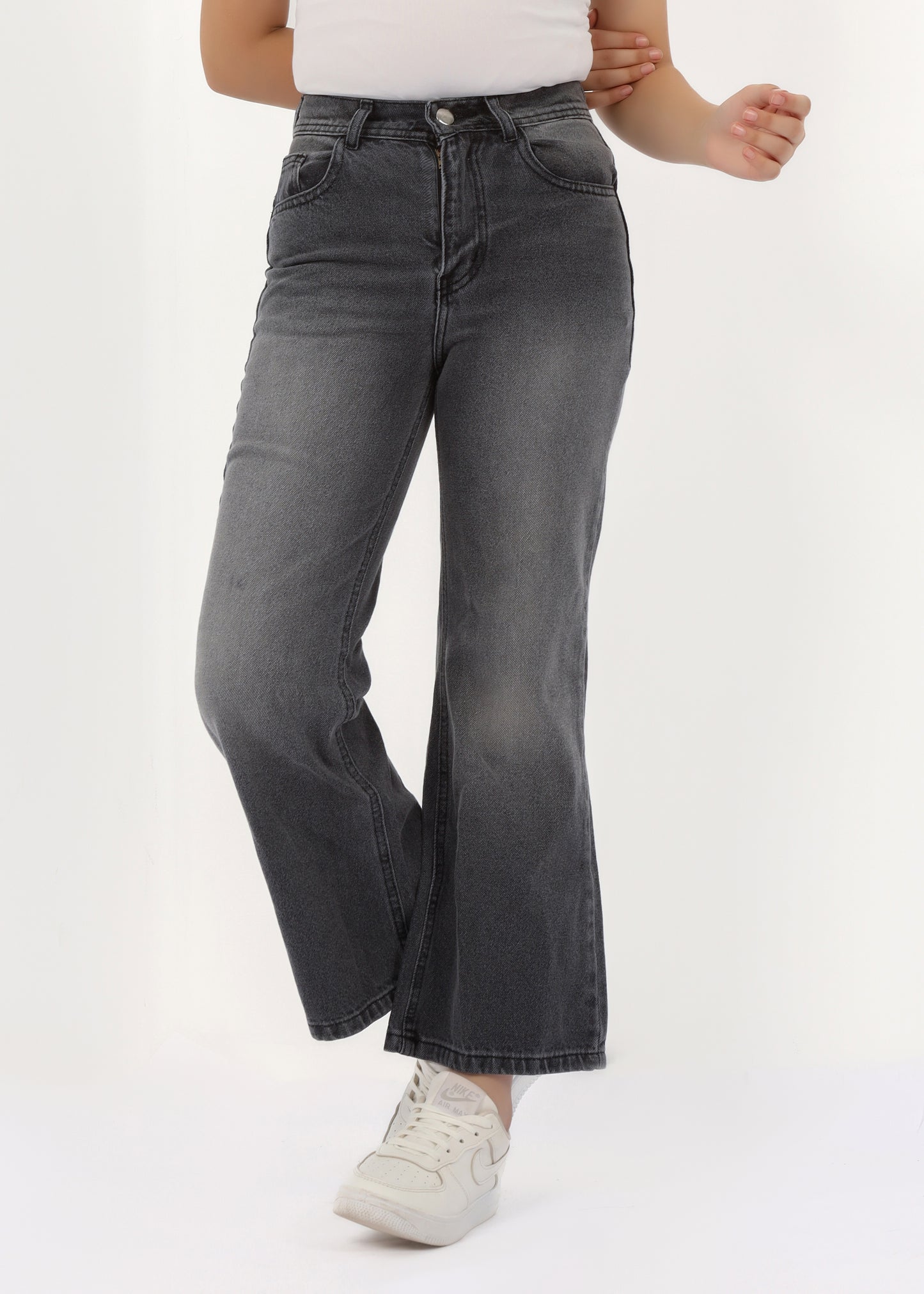Girls' Wide-Leg Jeans