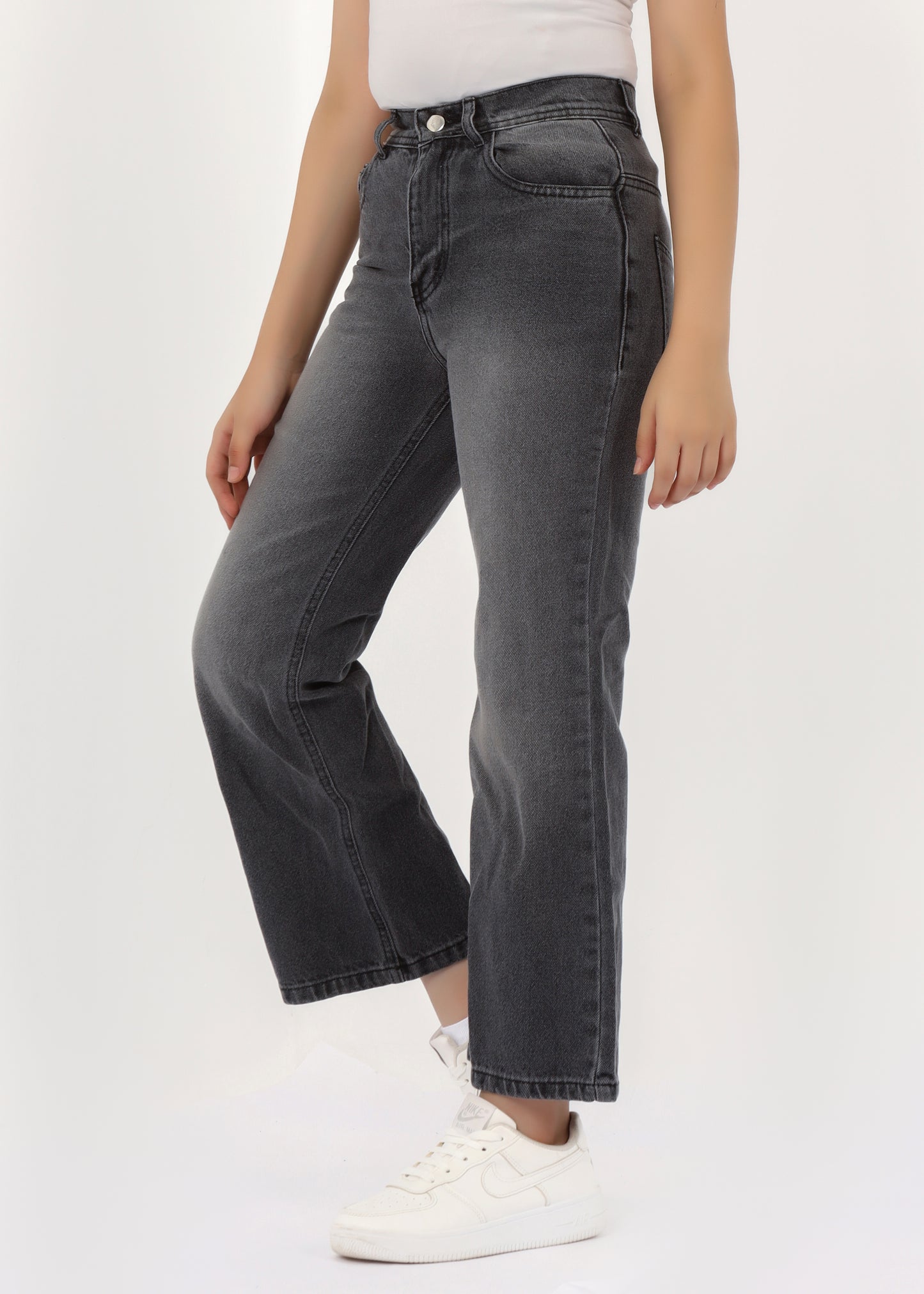 Girls' Wide-Leg Jeans