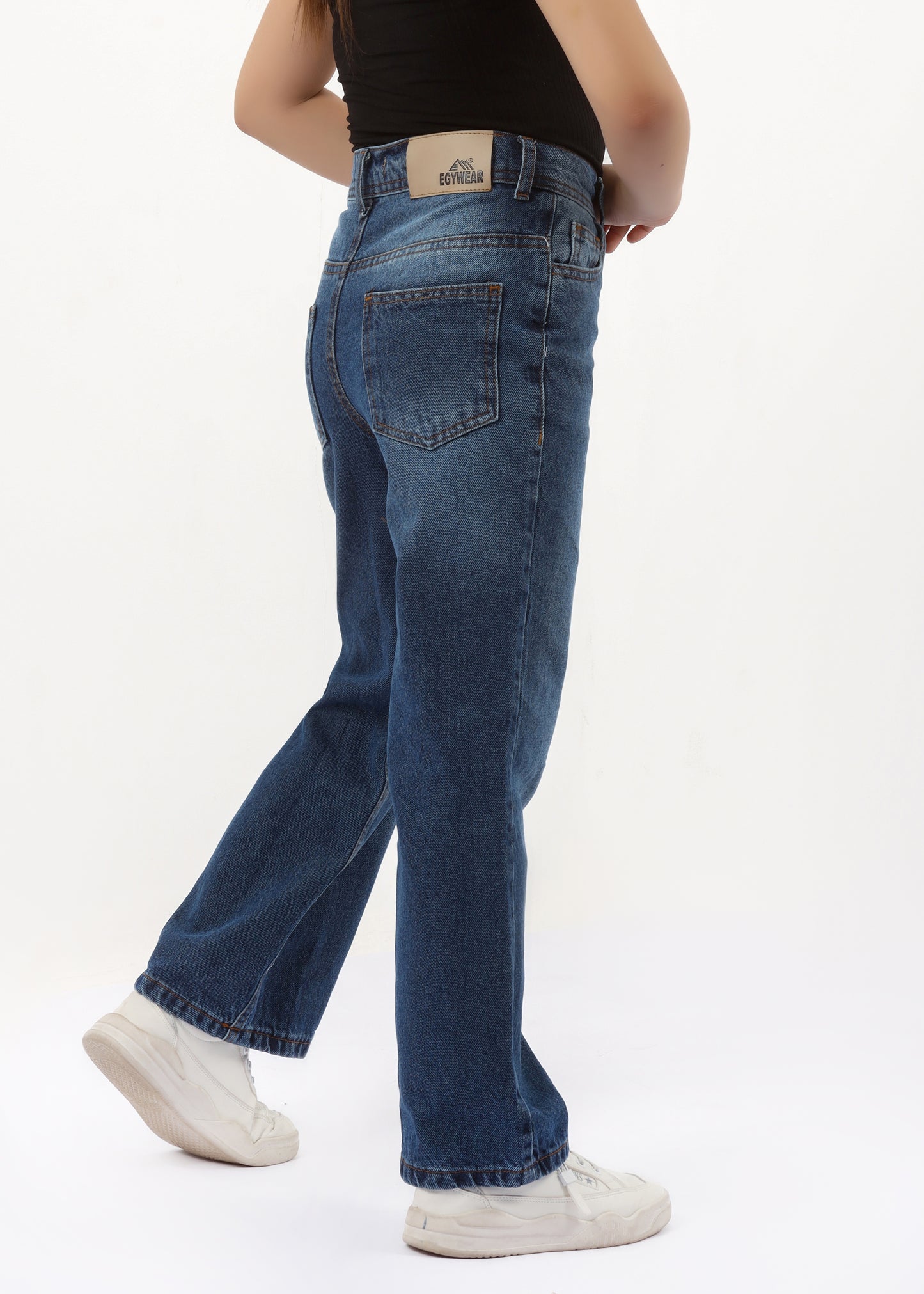 Girls' Wide-Leg Jeans