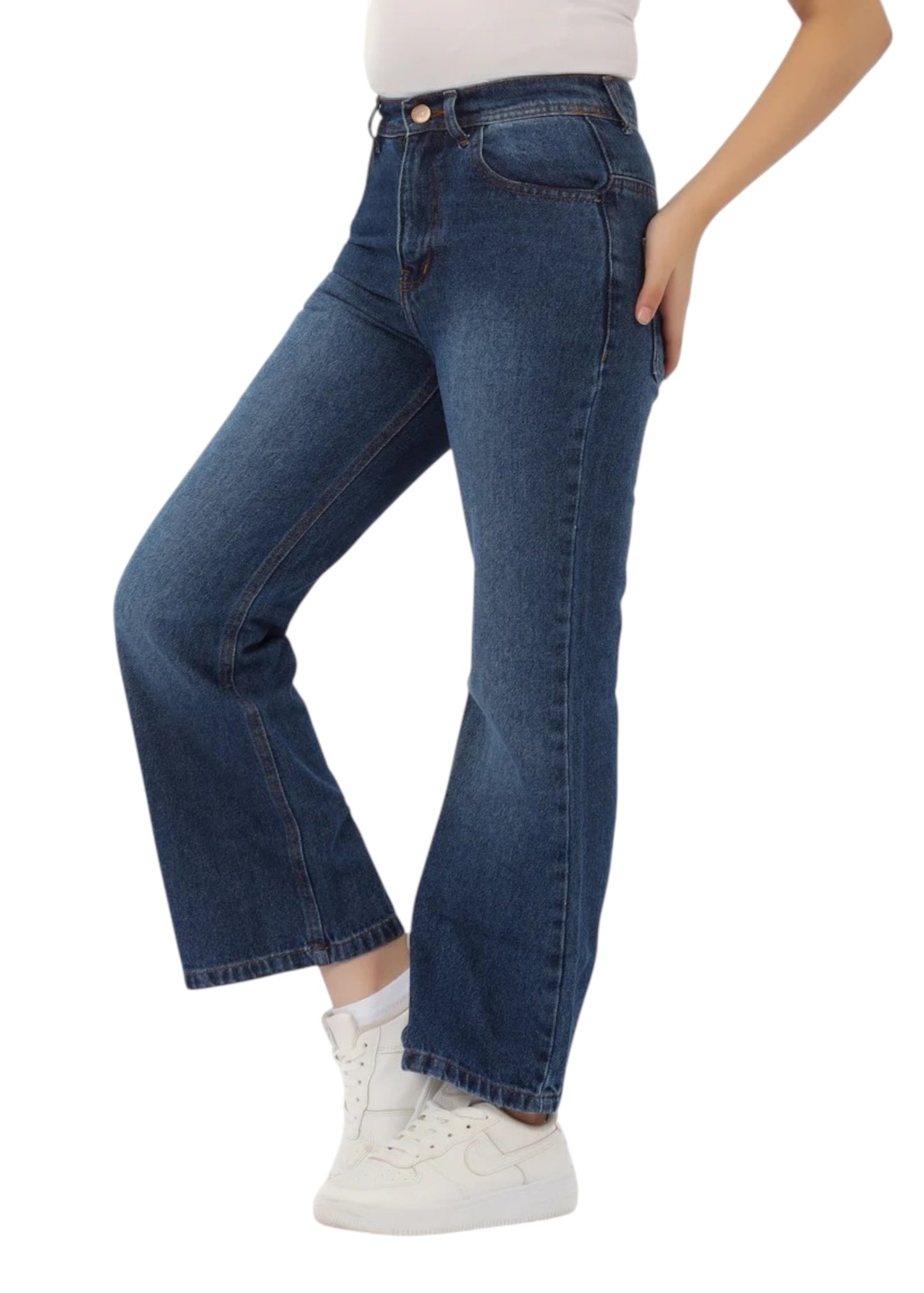 Girls' Wide-Leg Jeans