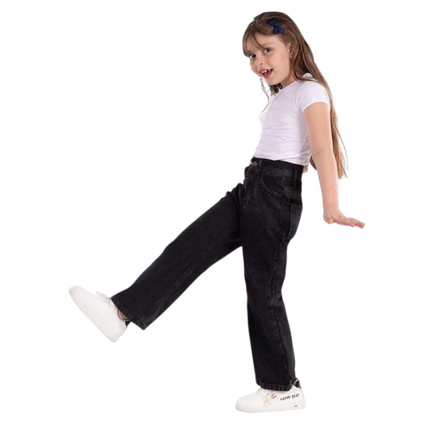 Girls' Wide-Leg Jeans