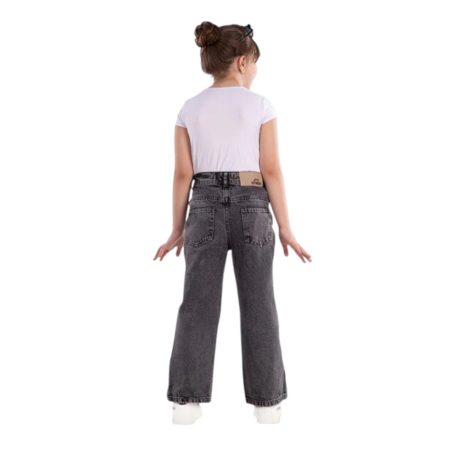 Girls' Wide-Leg Jeans
