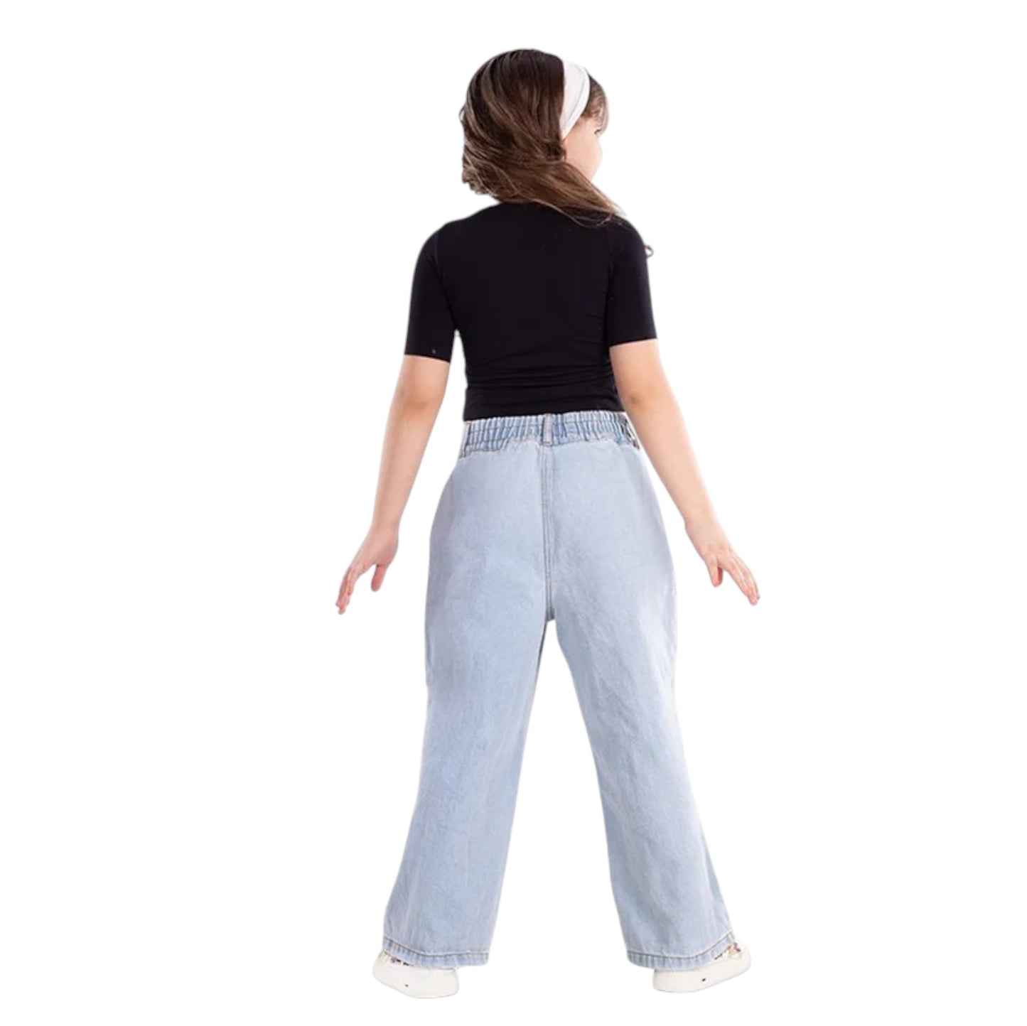 Girls' Wide-Leg Jeans