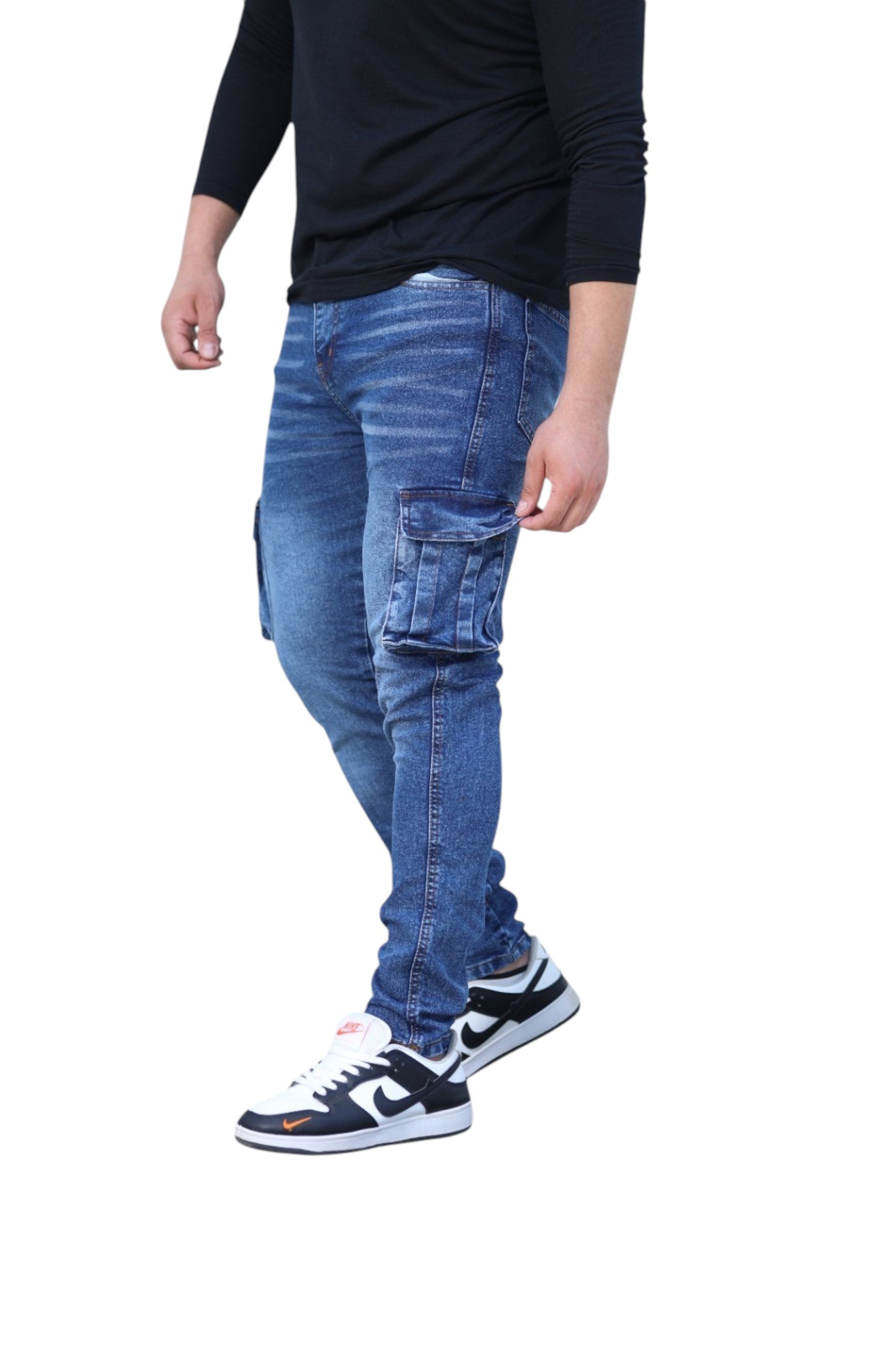 Men's skinny Fit Cargo Jeans