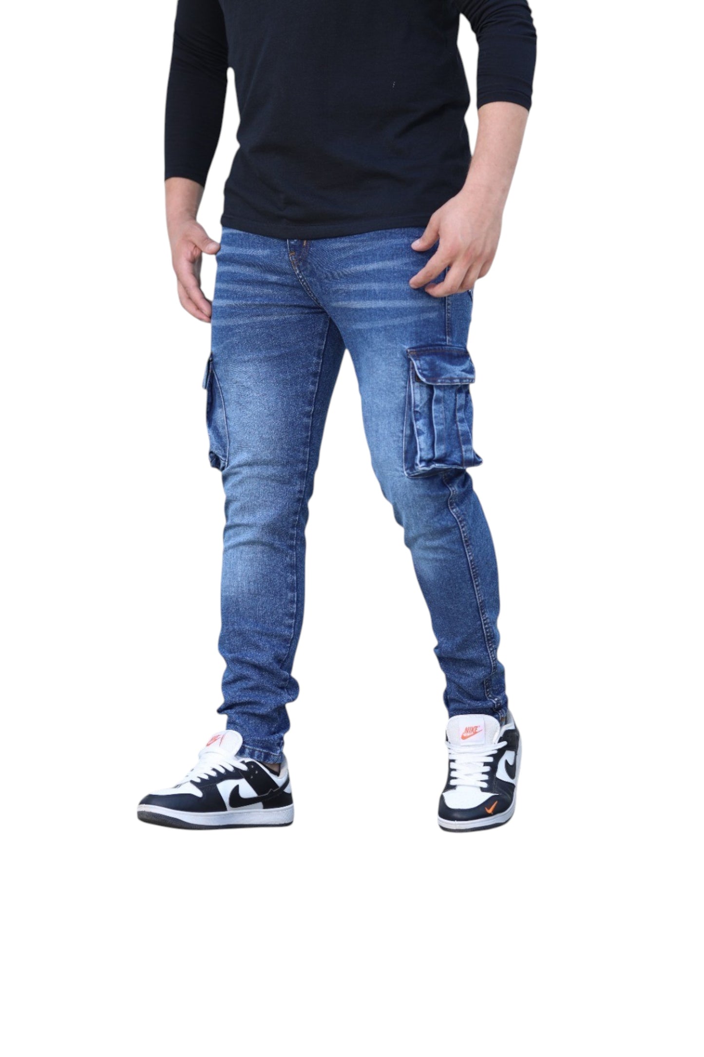 Men's skinny Fit Cargo Jeans