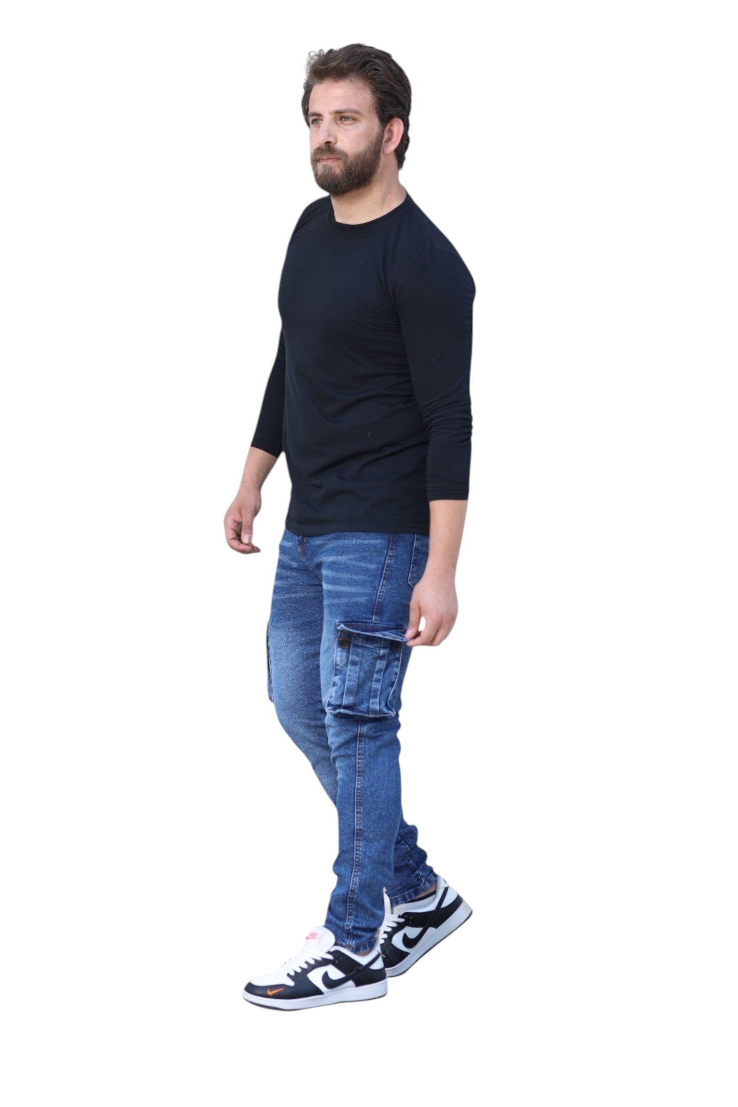 Men's skinny Fit Cargo Jeans