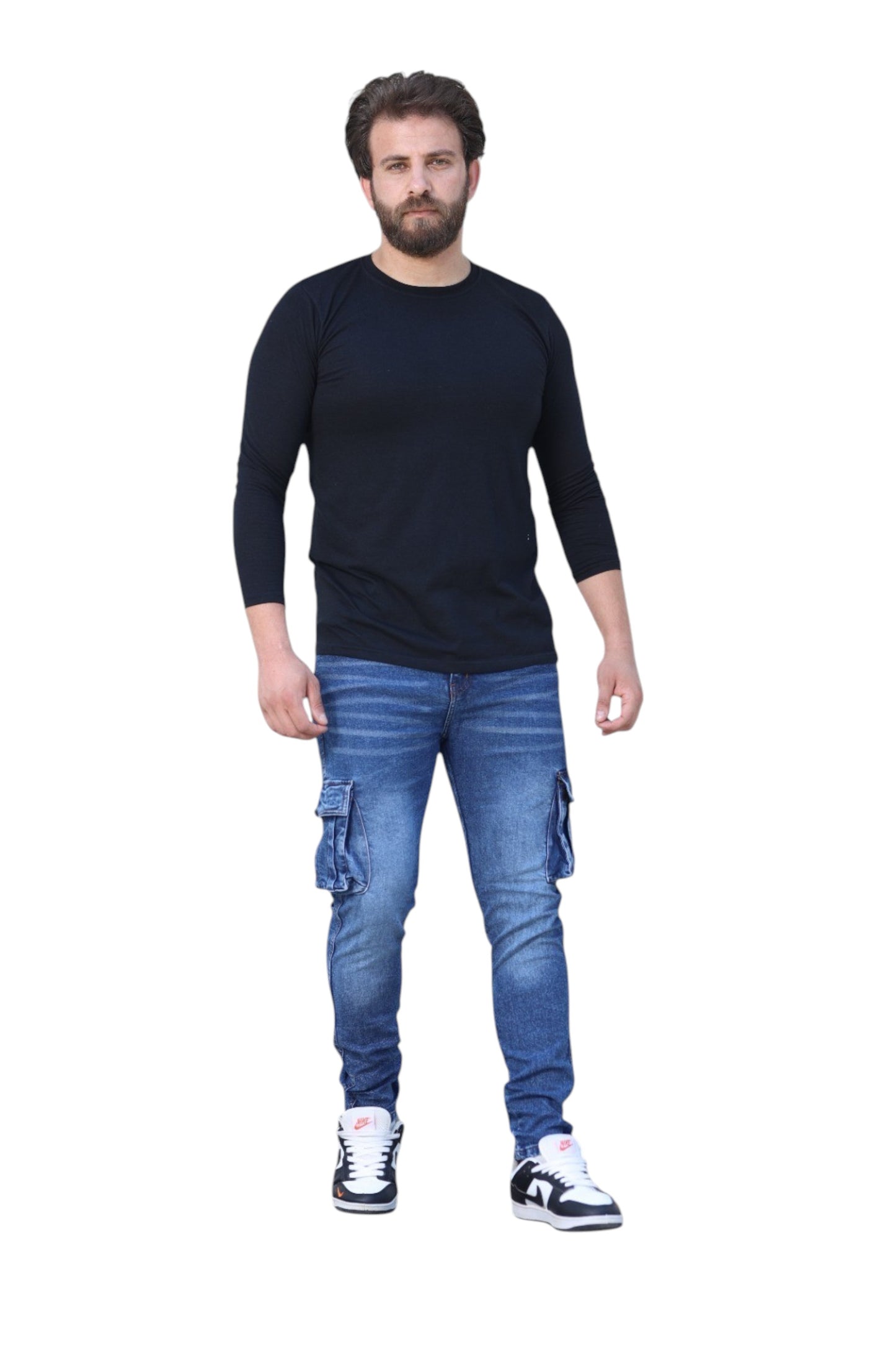 Men's skinny Fit Cargo Jeans