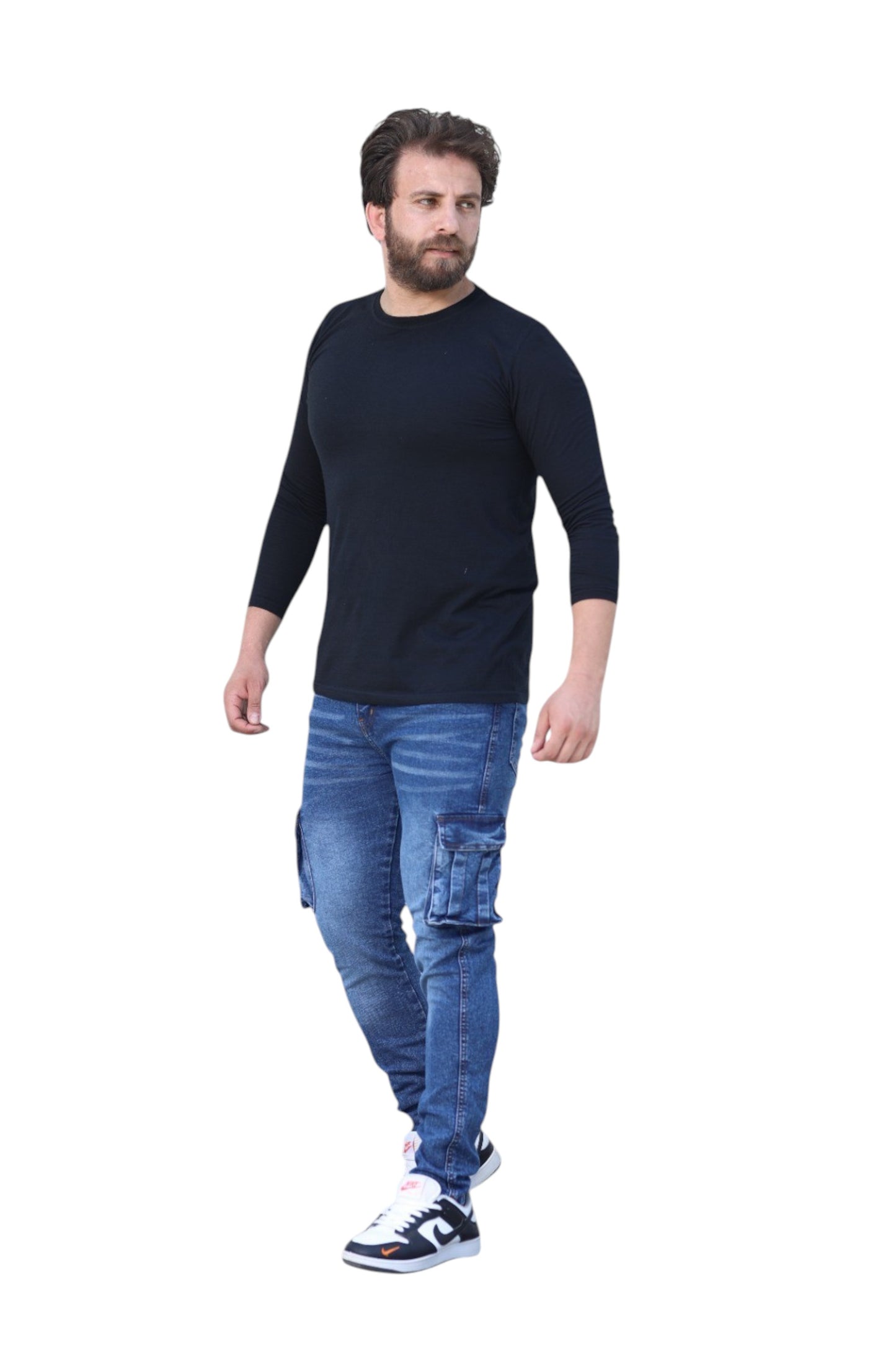 Men's skinny Fit Cargo Jeans