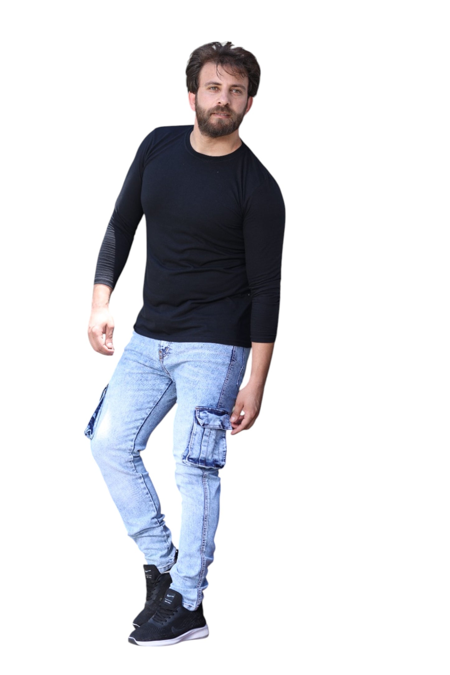 Men's skinny Fit Cargo Jeans