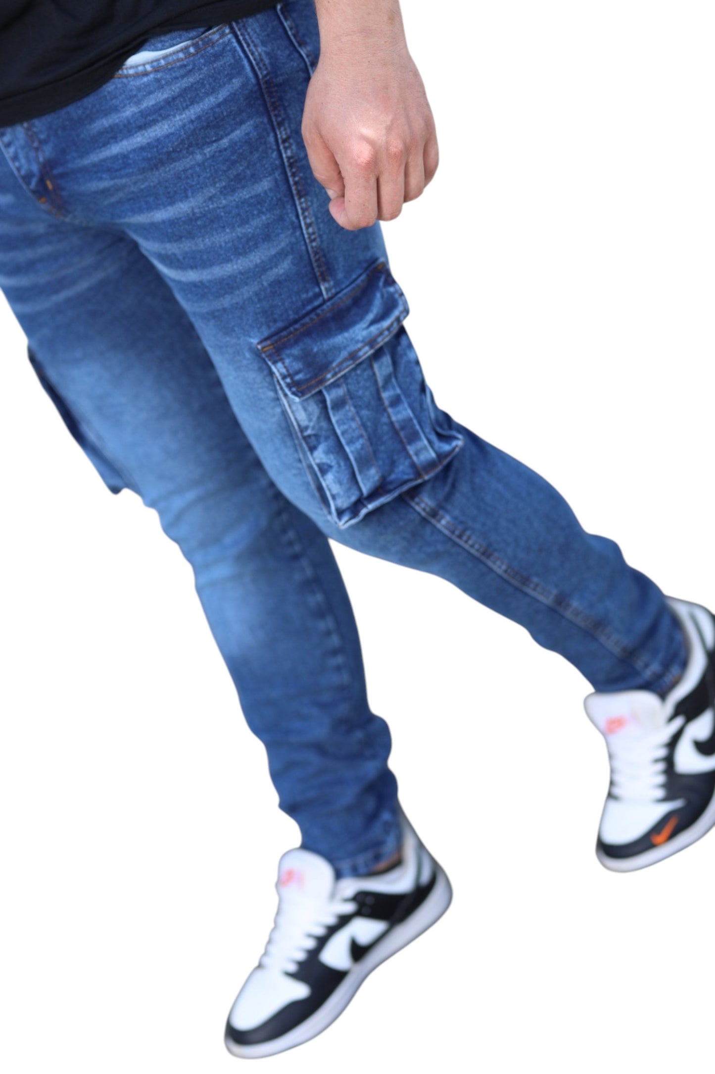 Men's skinny Fit Cargo Jeans
