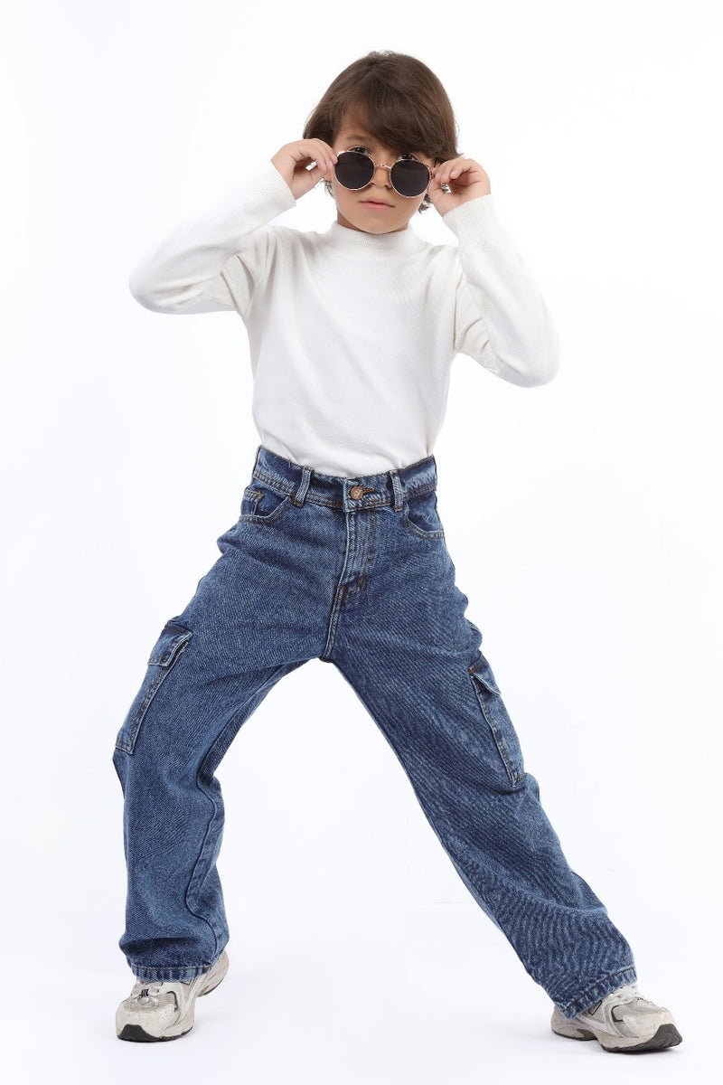 Boys' Cargo Jeans