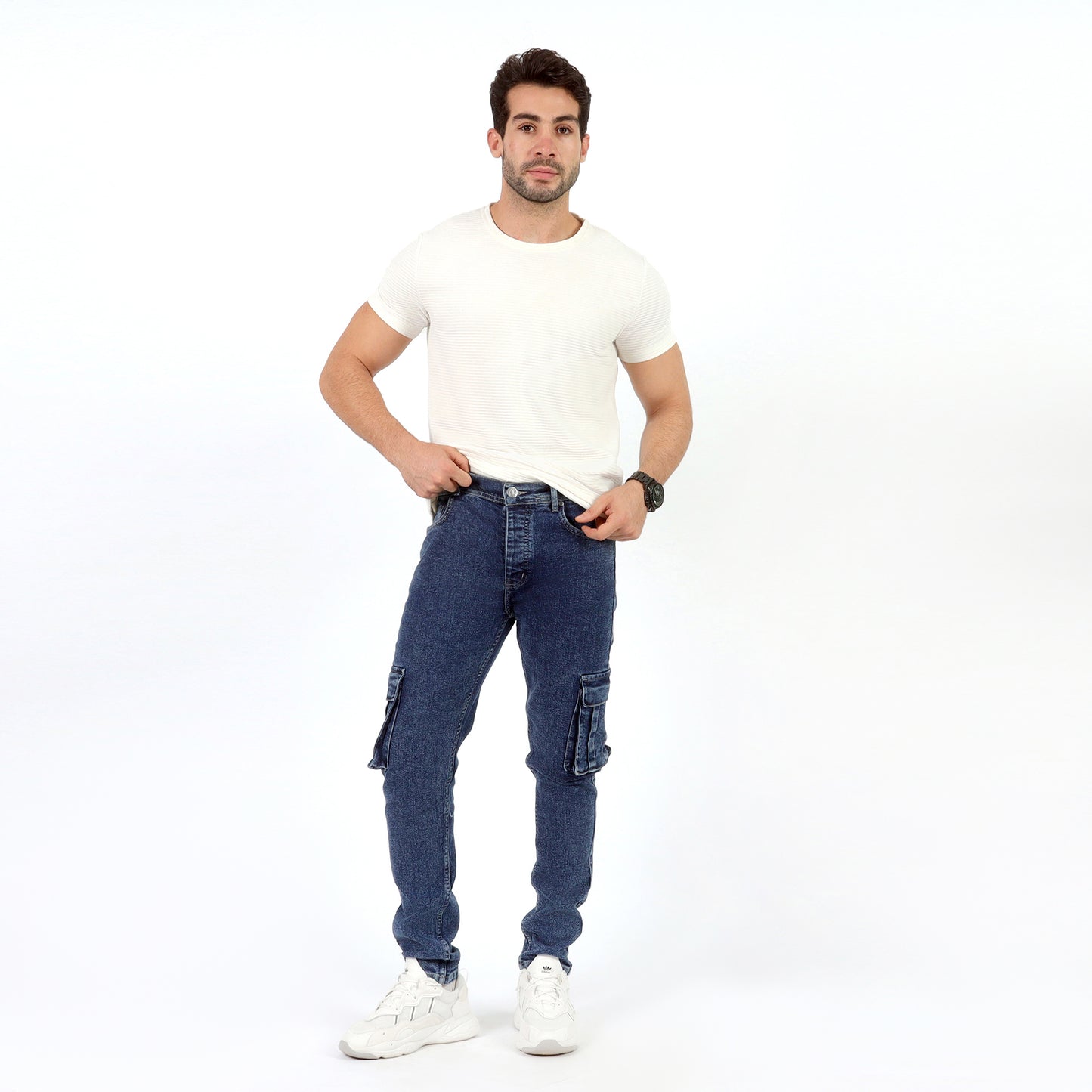 Men's skinny  Fit Cargo Jeans