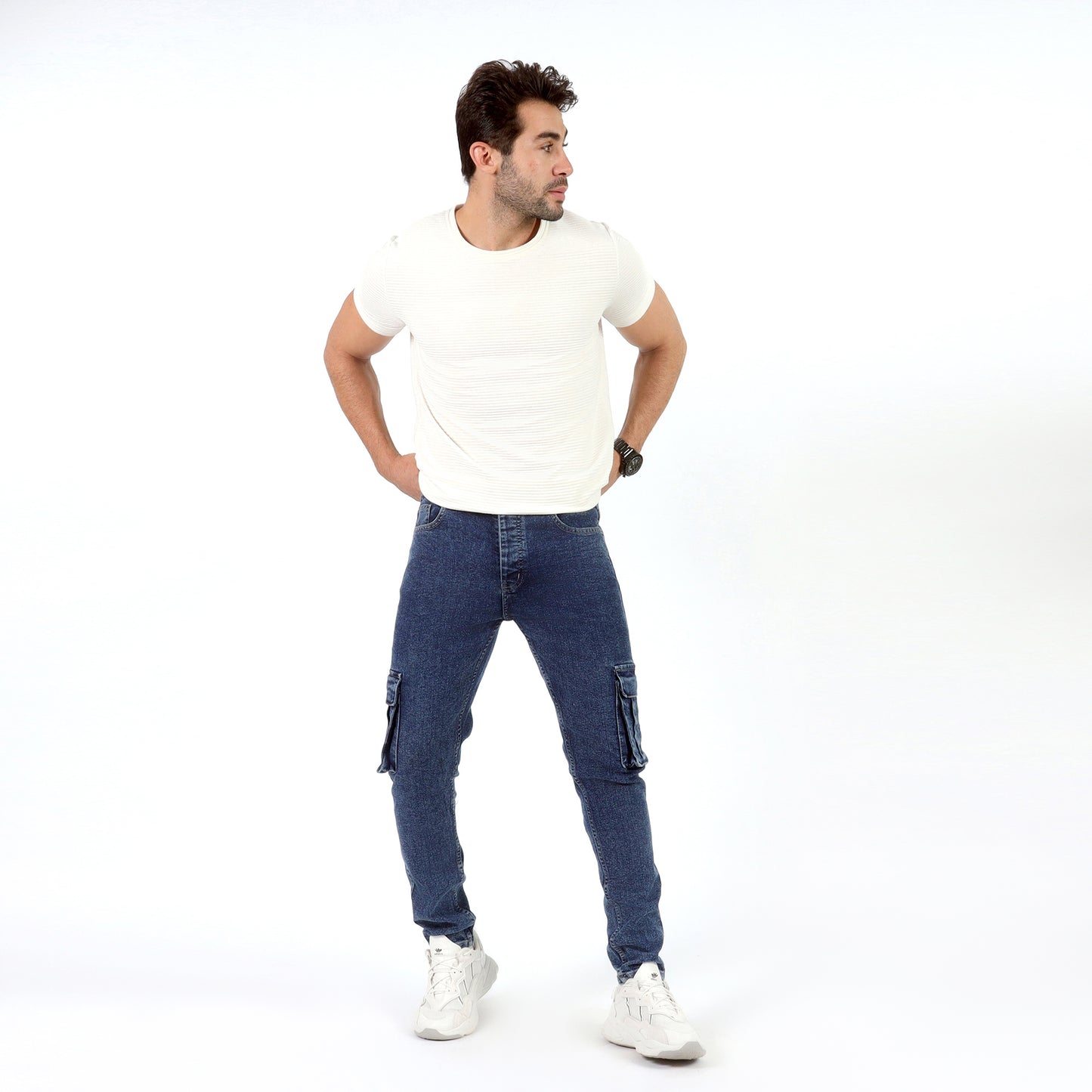 Men's skinny  Fit Cargo Jeans