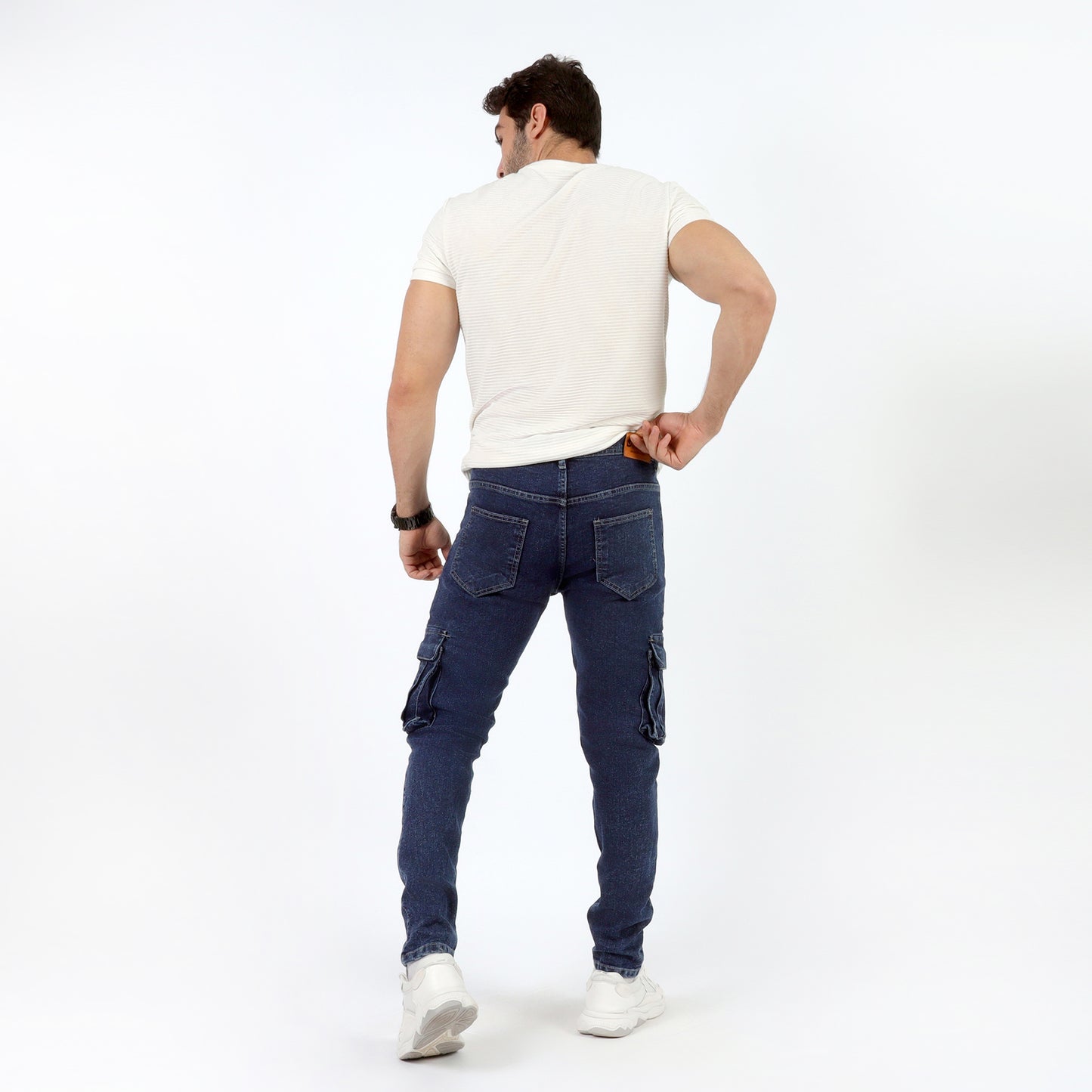 Men's skinny  Fit Cargo Jeans