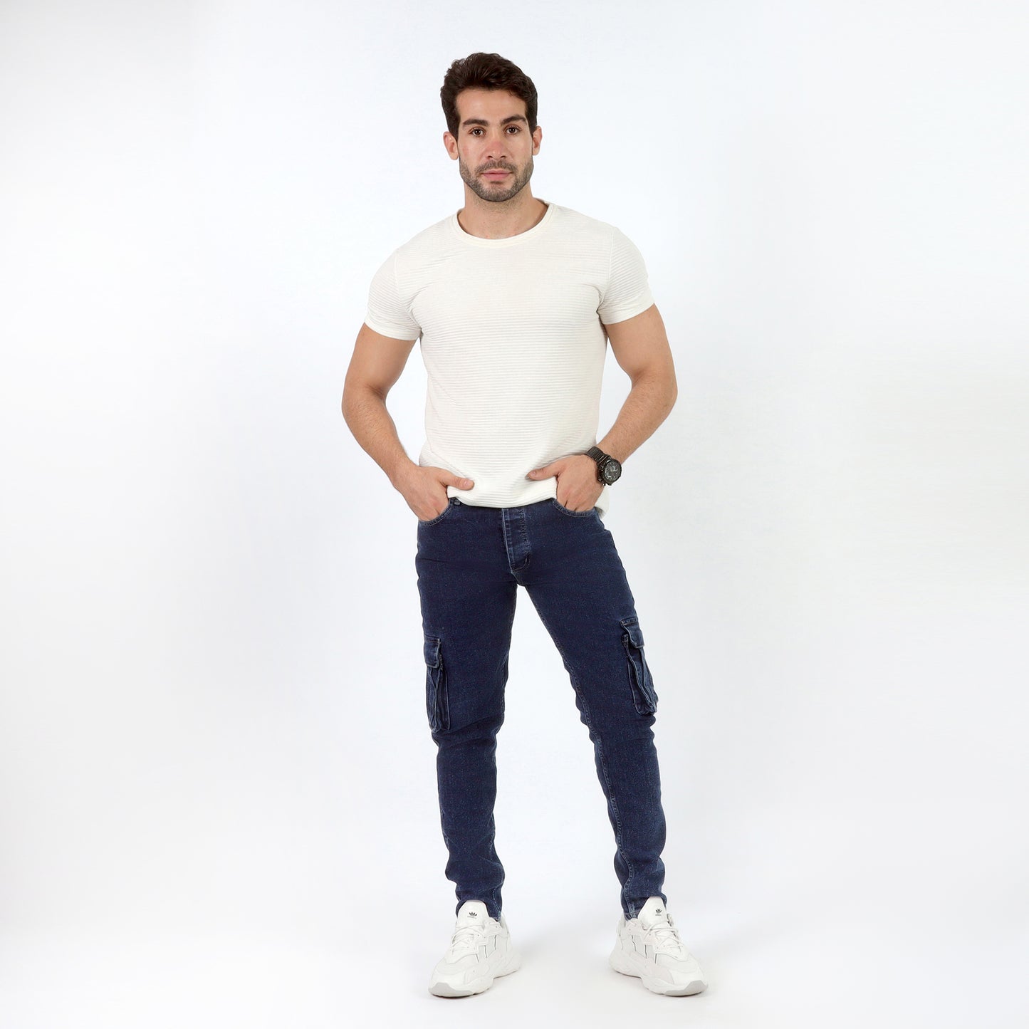 Men's skinny  Fit Cargo Jeans