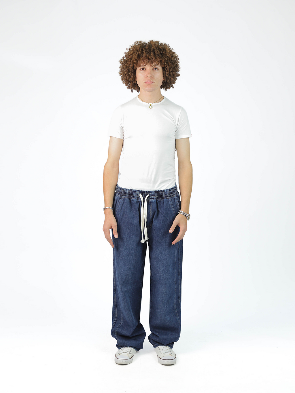 Men's Shalwar Wide Leg Jeans