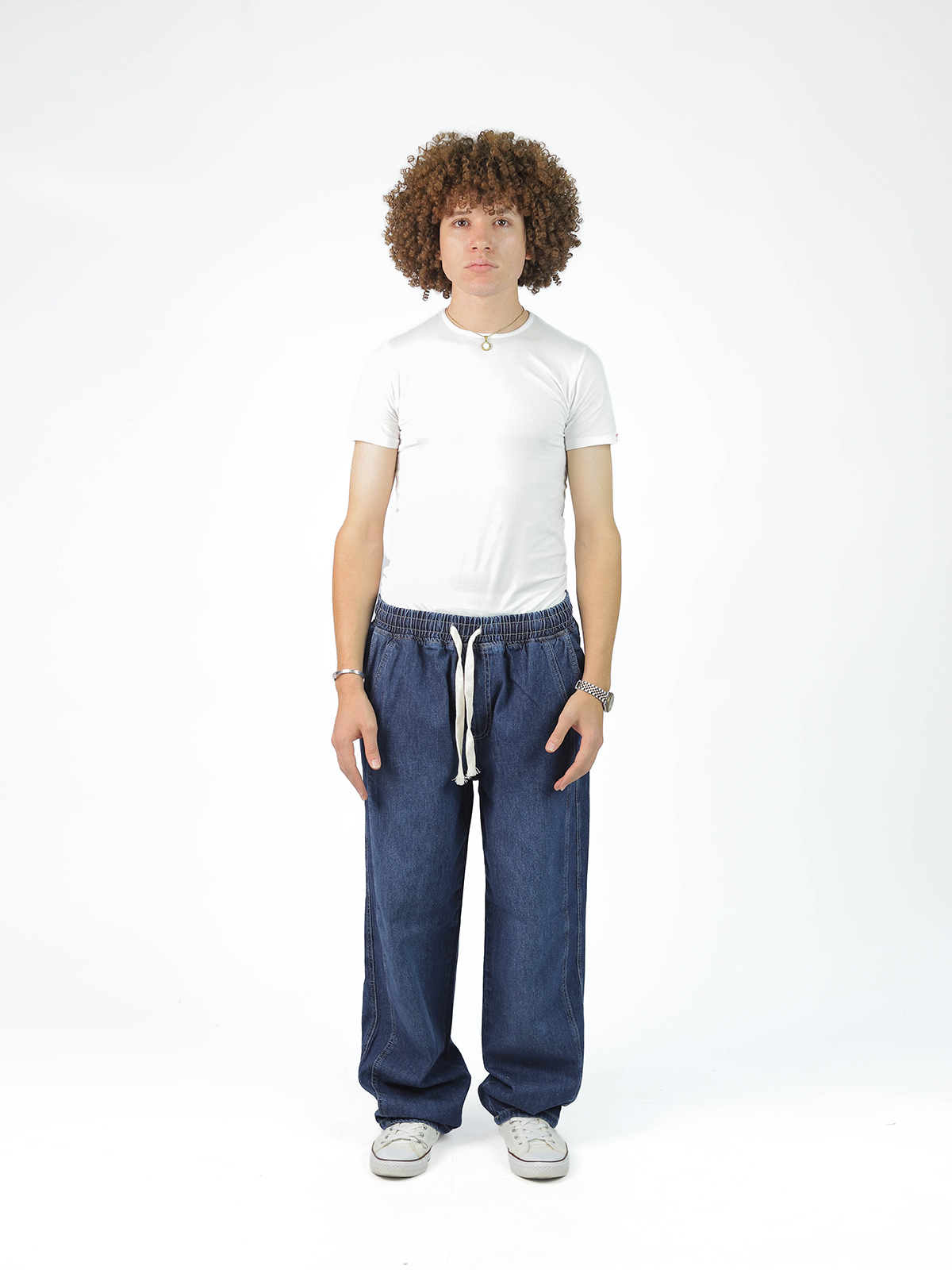 Men's Shalwar Wide Leg Jeans