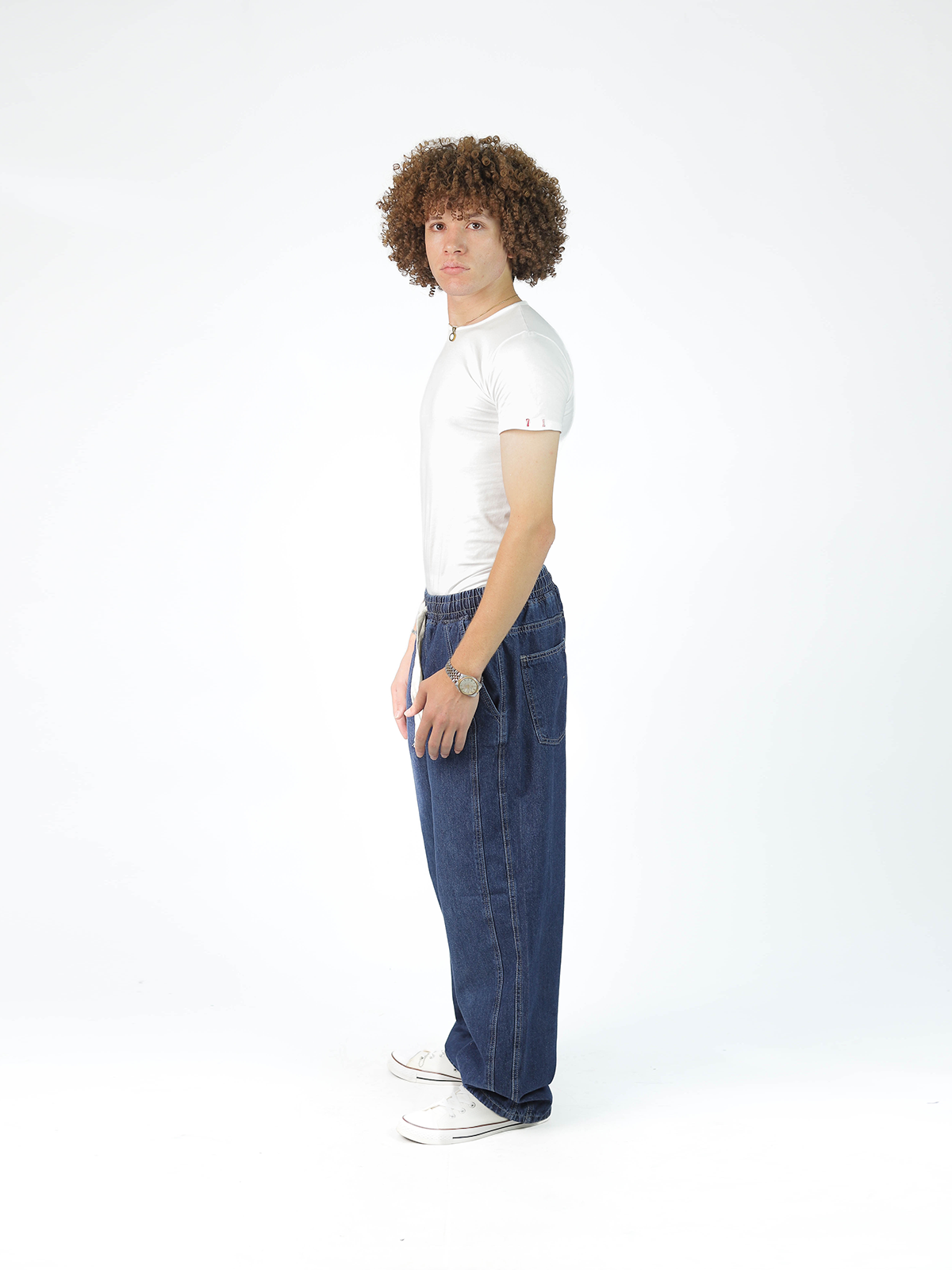 Men's Shalwar Wide Leg Jeans