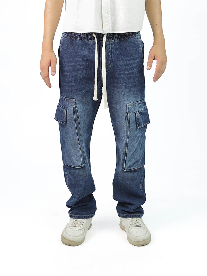 Men's Shalwar Wide Leg Jeans