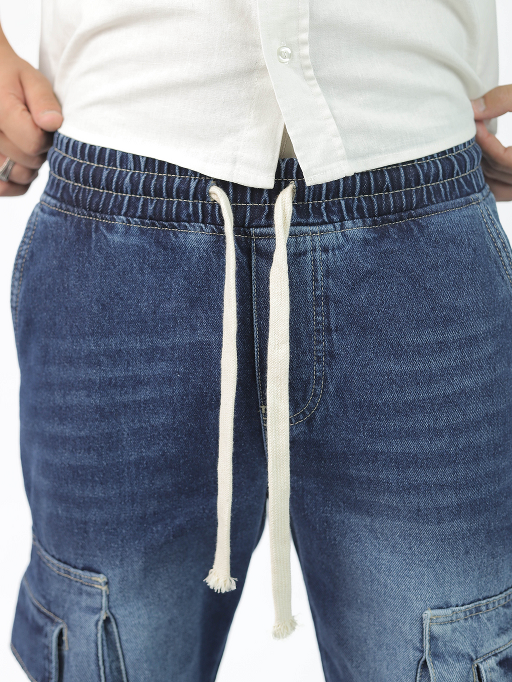Men's Shalwar Wide Leg Jeans
