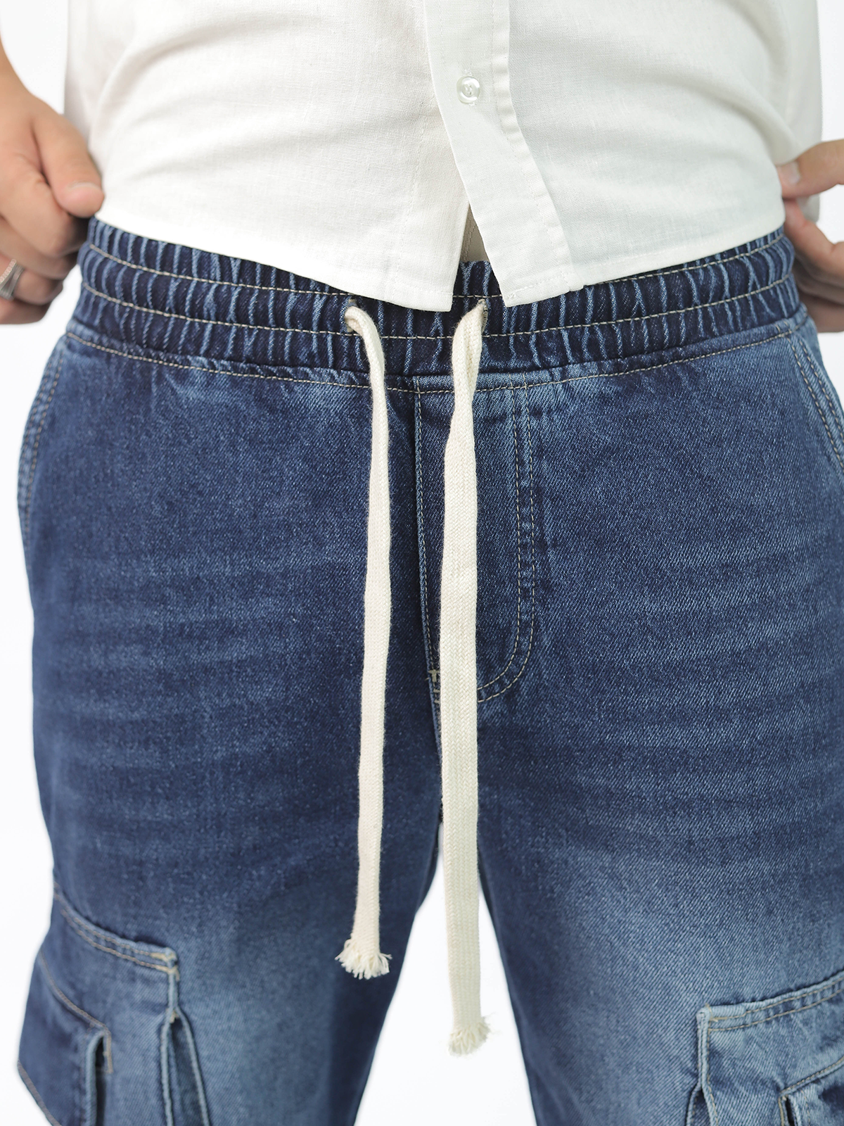 Men's Shalwar Wide Leg Jeans