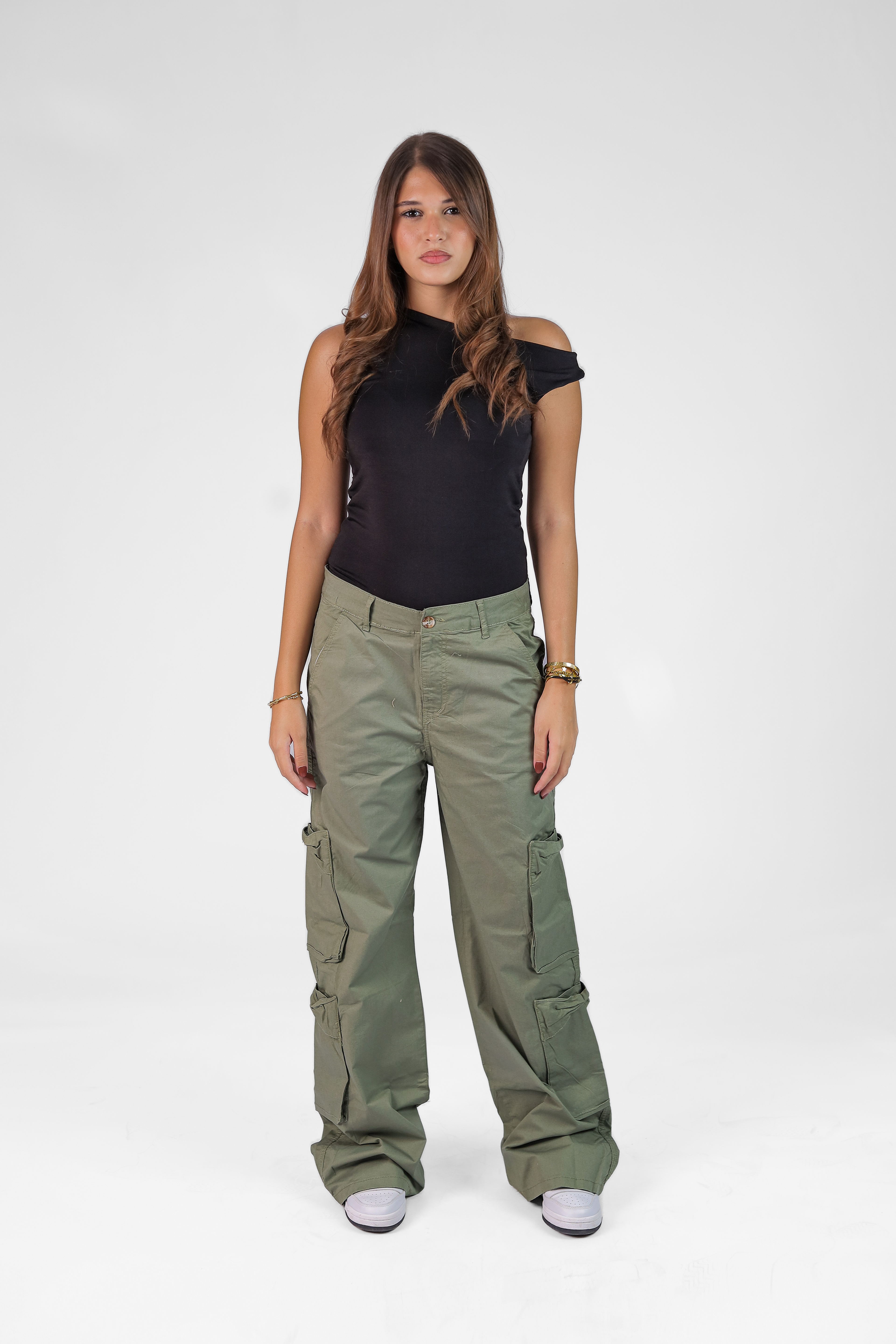 Women's Wide-Leg Gabardine