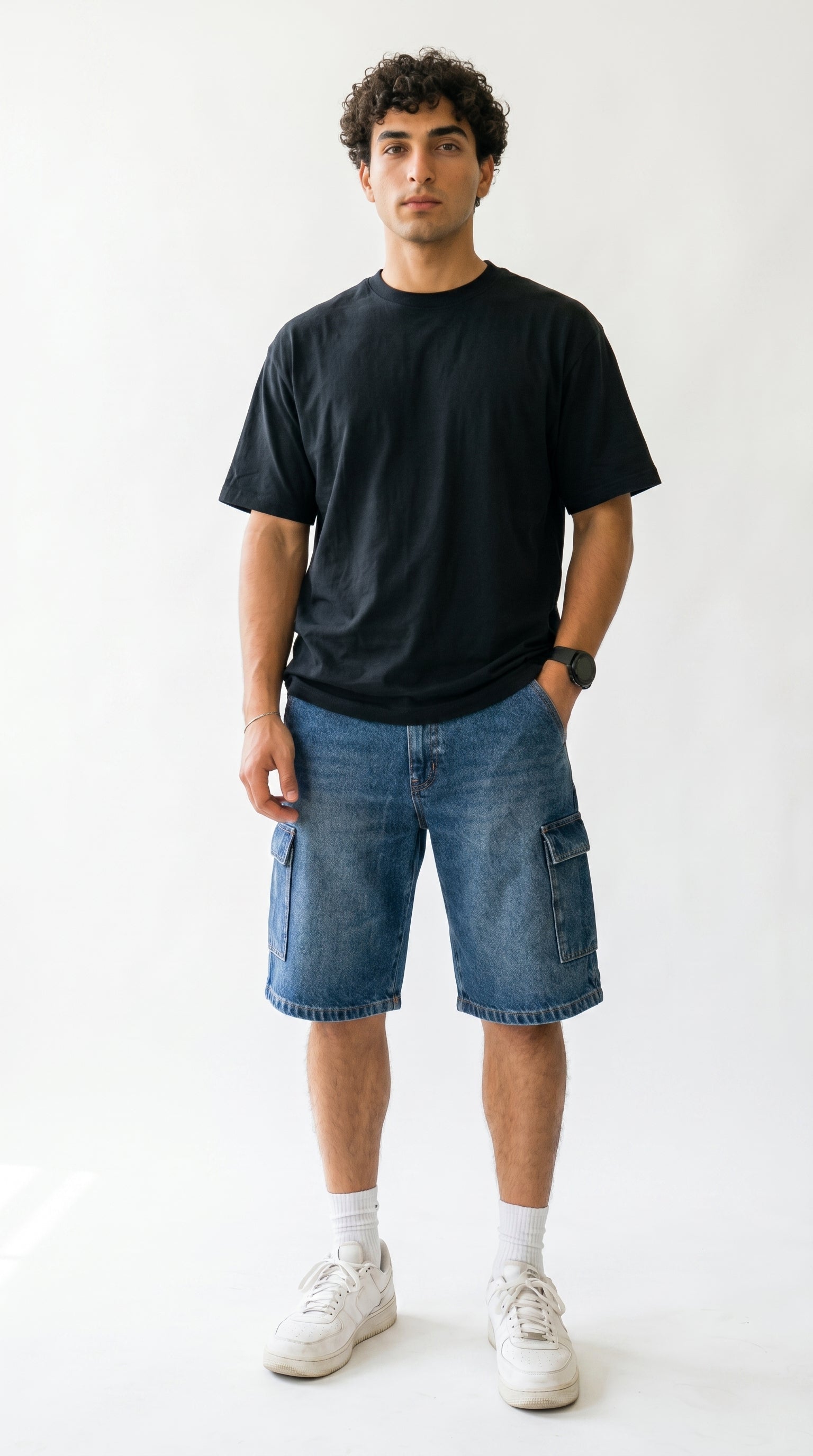 Men's jeans short