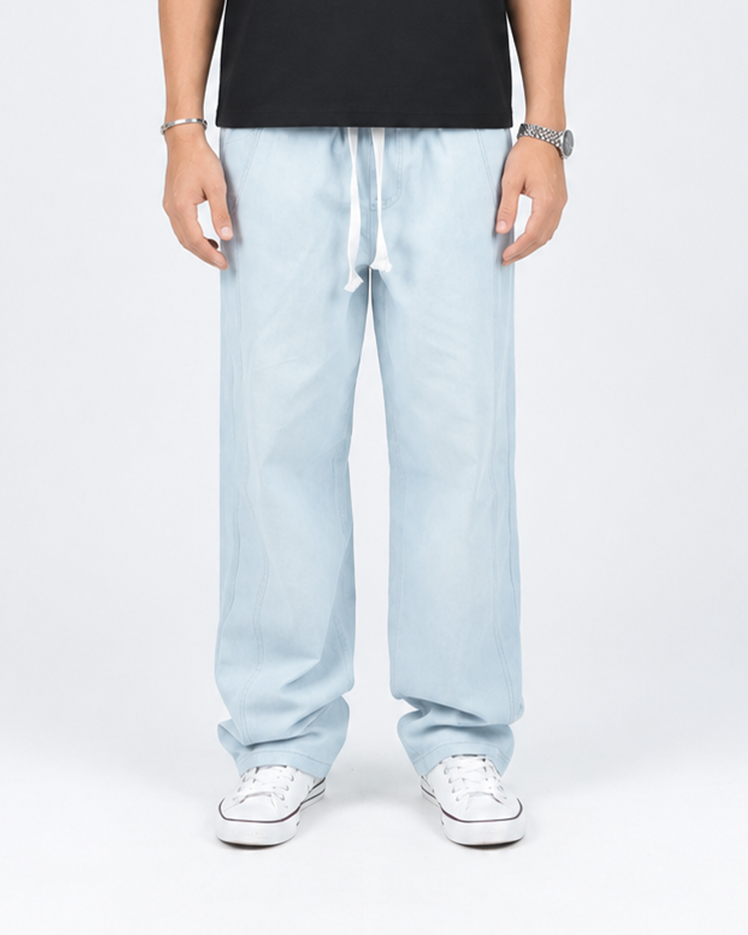 Men's Shalwar Wide Leg Jeans