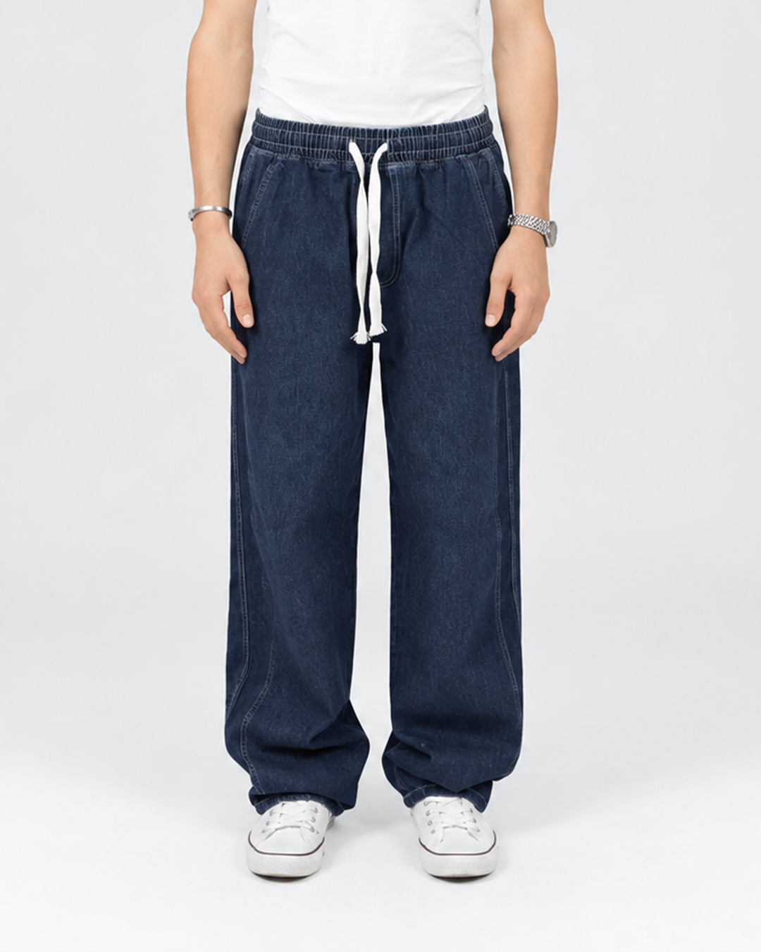 Men's Shalwar Wide Leg Jeans