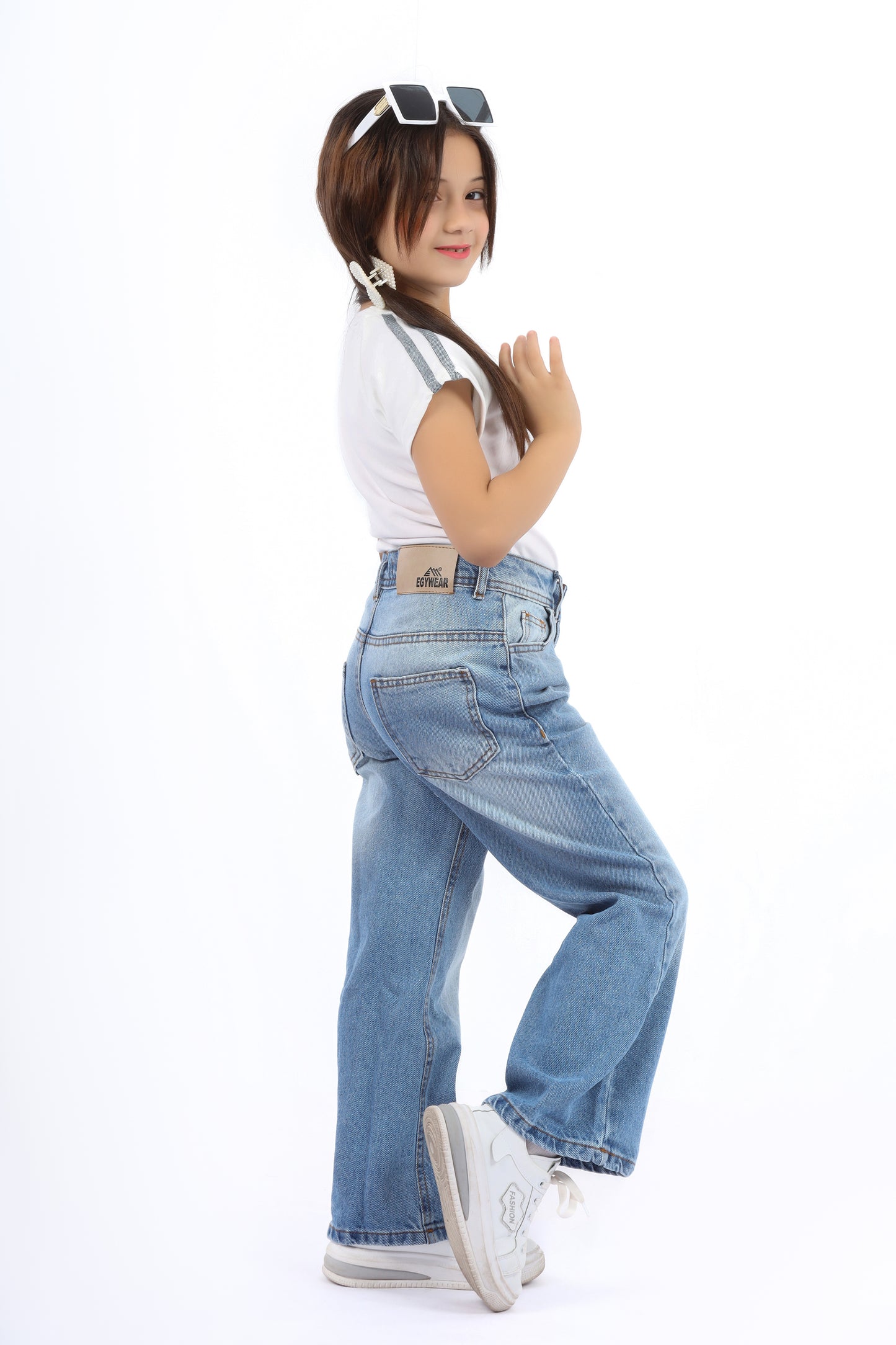 Girls' Wide-Leg Jeans