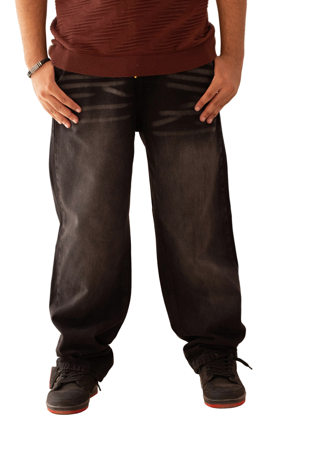 Men's Shalwar Wide Leg Jeans