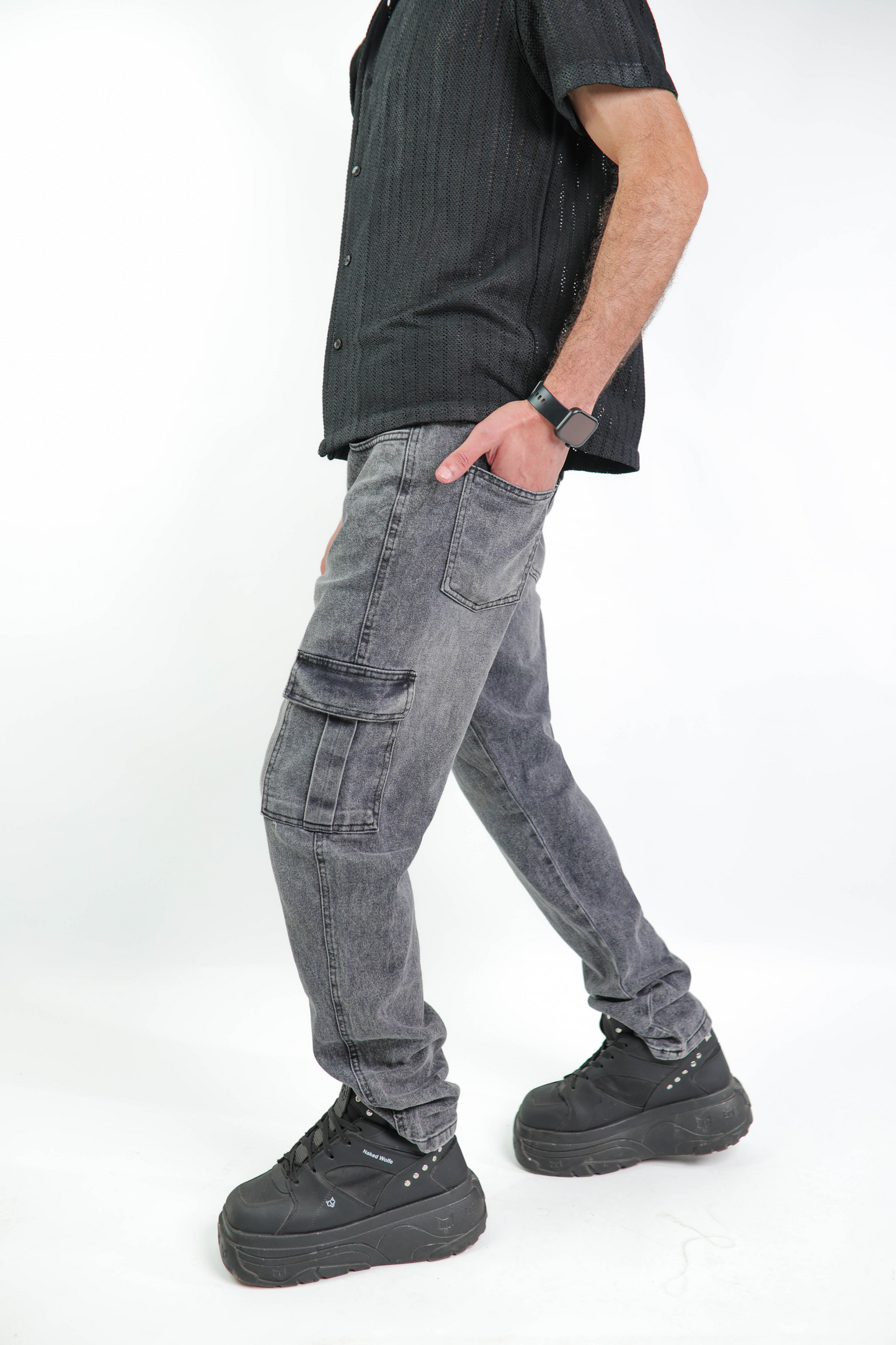 Men’s Slim Cargo Jeans