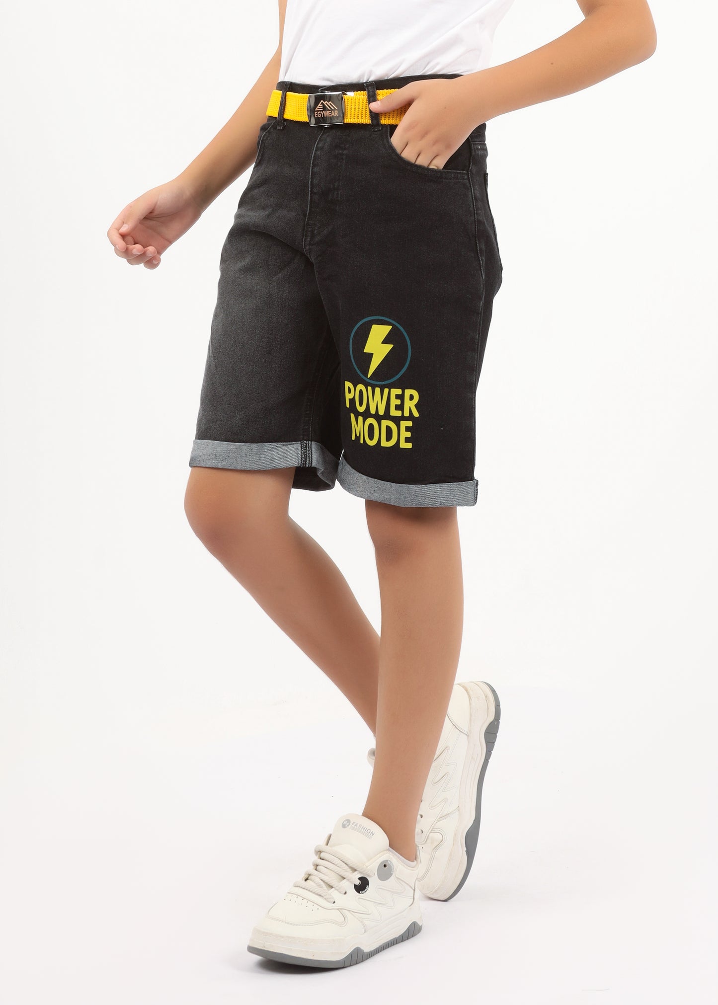 Kids' denim shorts