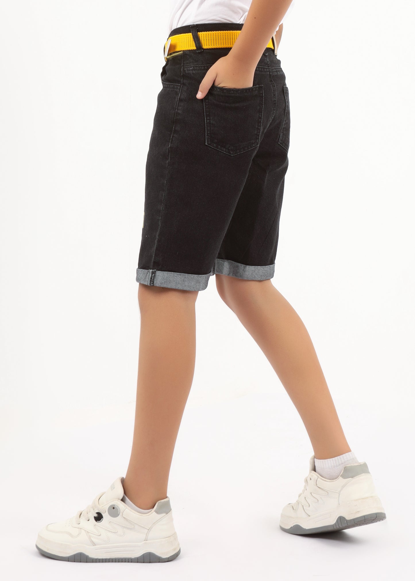 Kids' denim shorts
