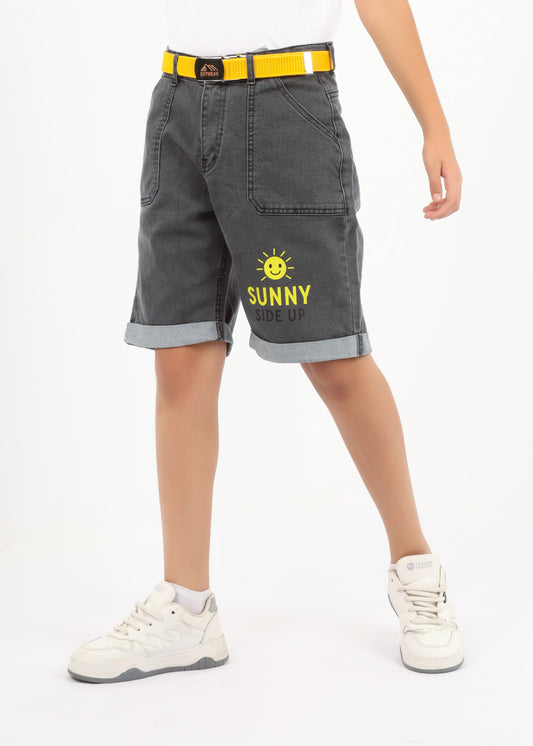 Kids' denim shorts