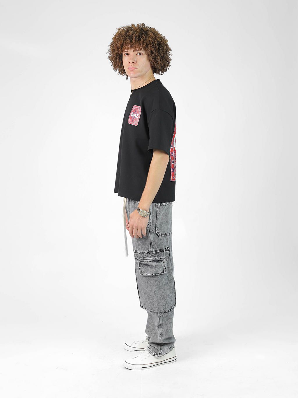 Men's Shalwar Wide Leg Jeans