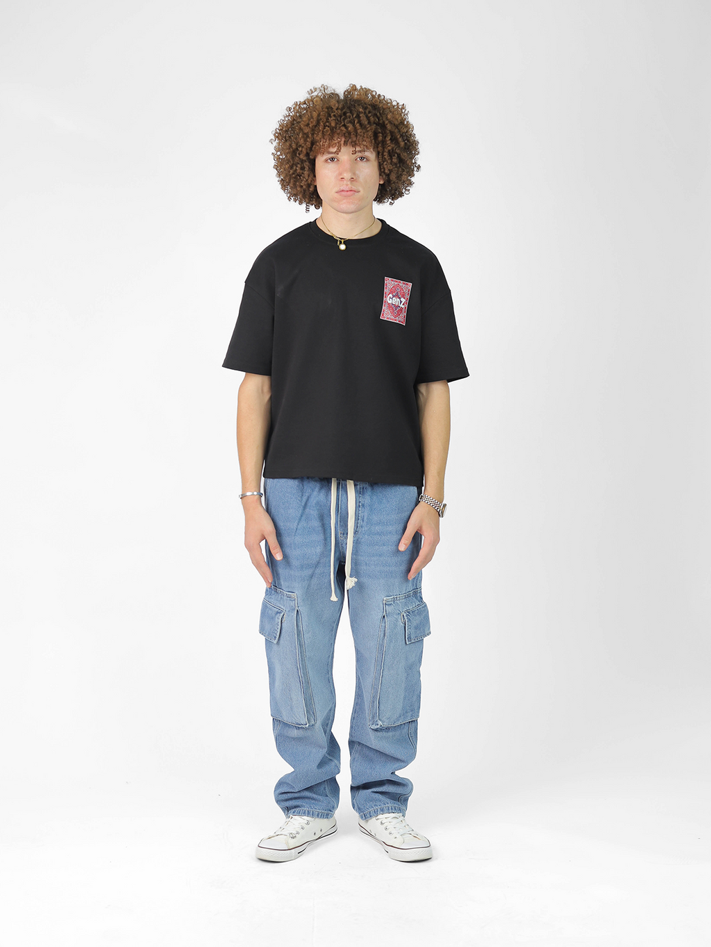 Men's Shalwar Wide Leg Jeans