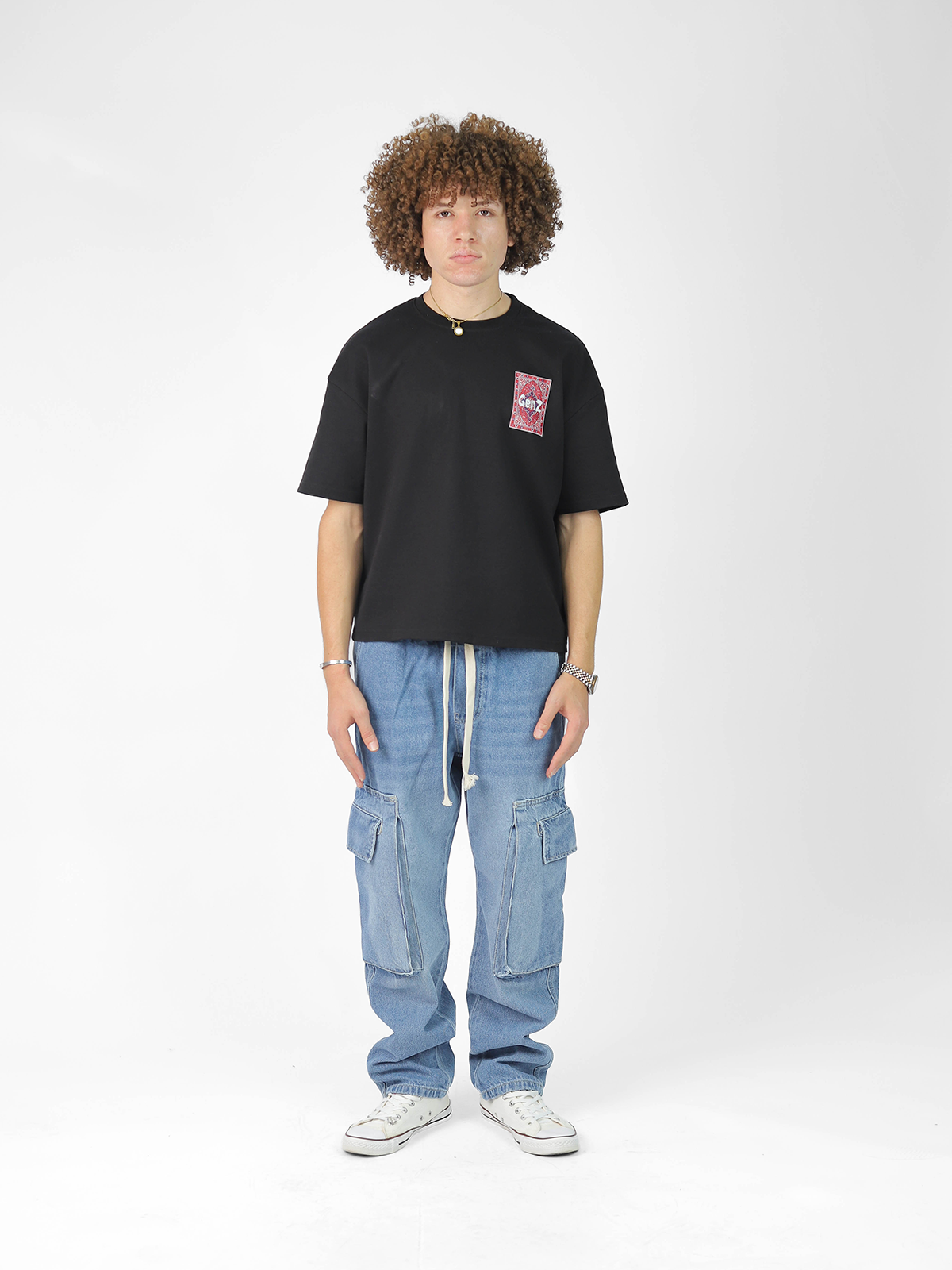 Men's Shalwar Wide Leg Jeans
