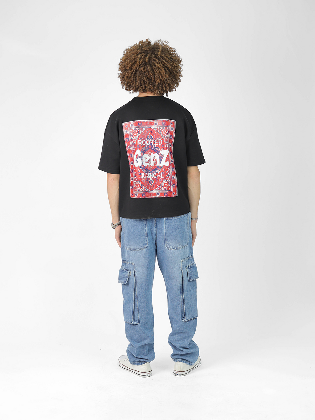 Men's Shalwar Wide Leg Jeans