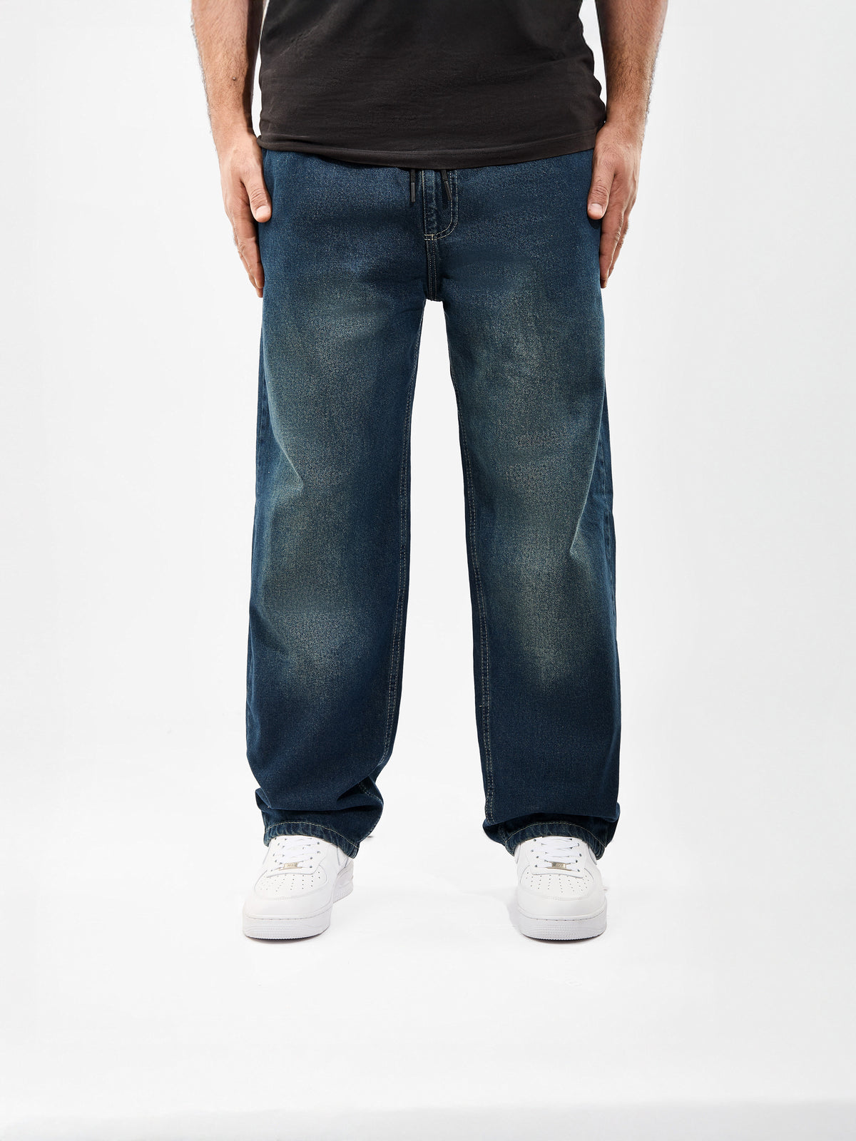 Men's Shalwar Wide Leg Jeans