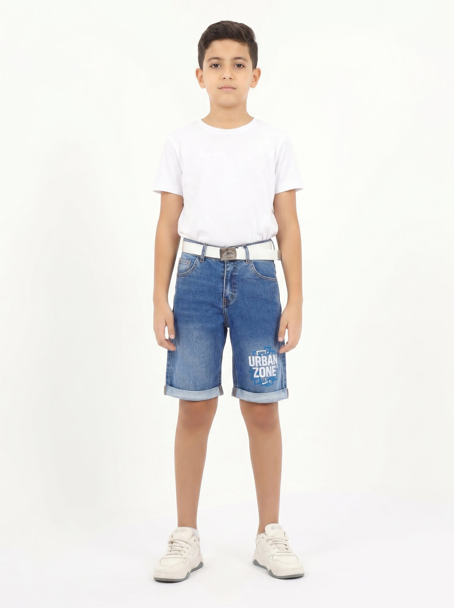 Kids' denim shorts