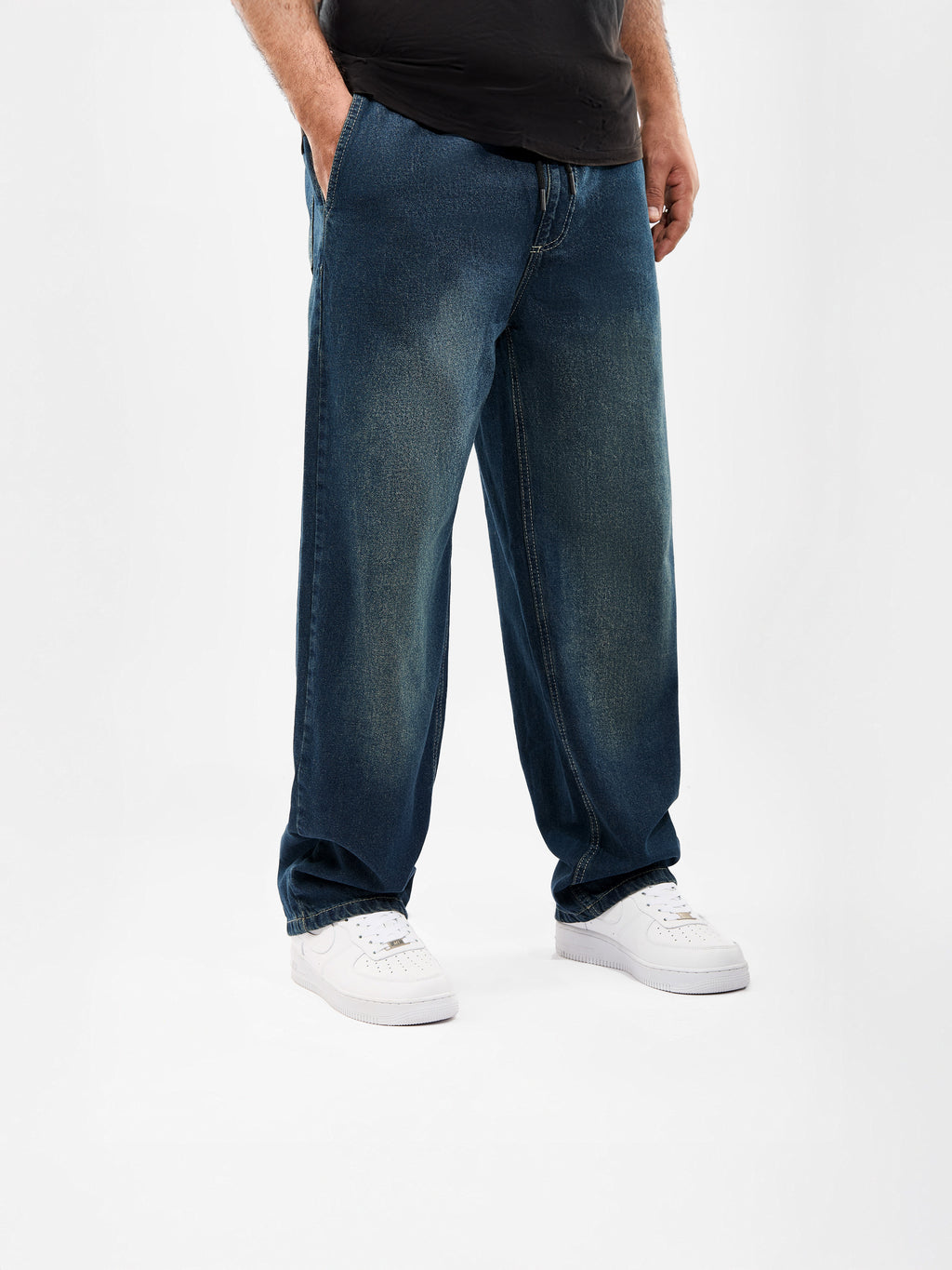 Men's Shalwar Wide Leg Jeans
