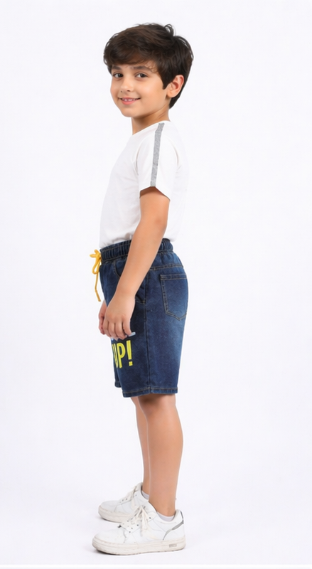 Kids' denim shorts